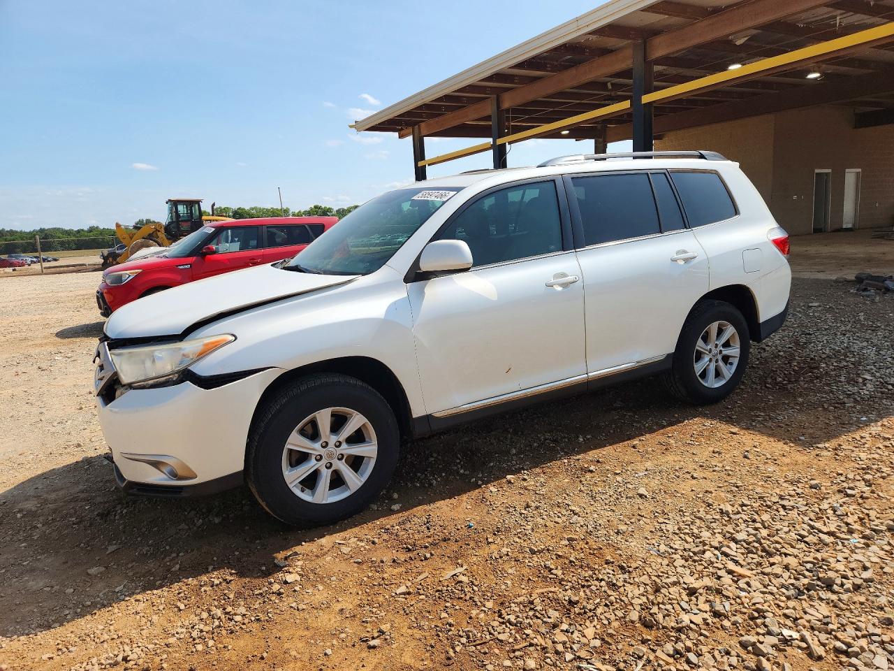 2013 Toyota Highlander Se White vin: 5TDBK3EH1DS236260