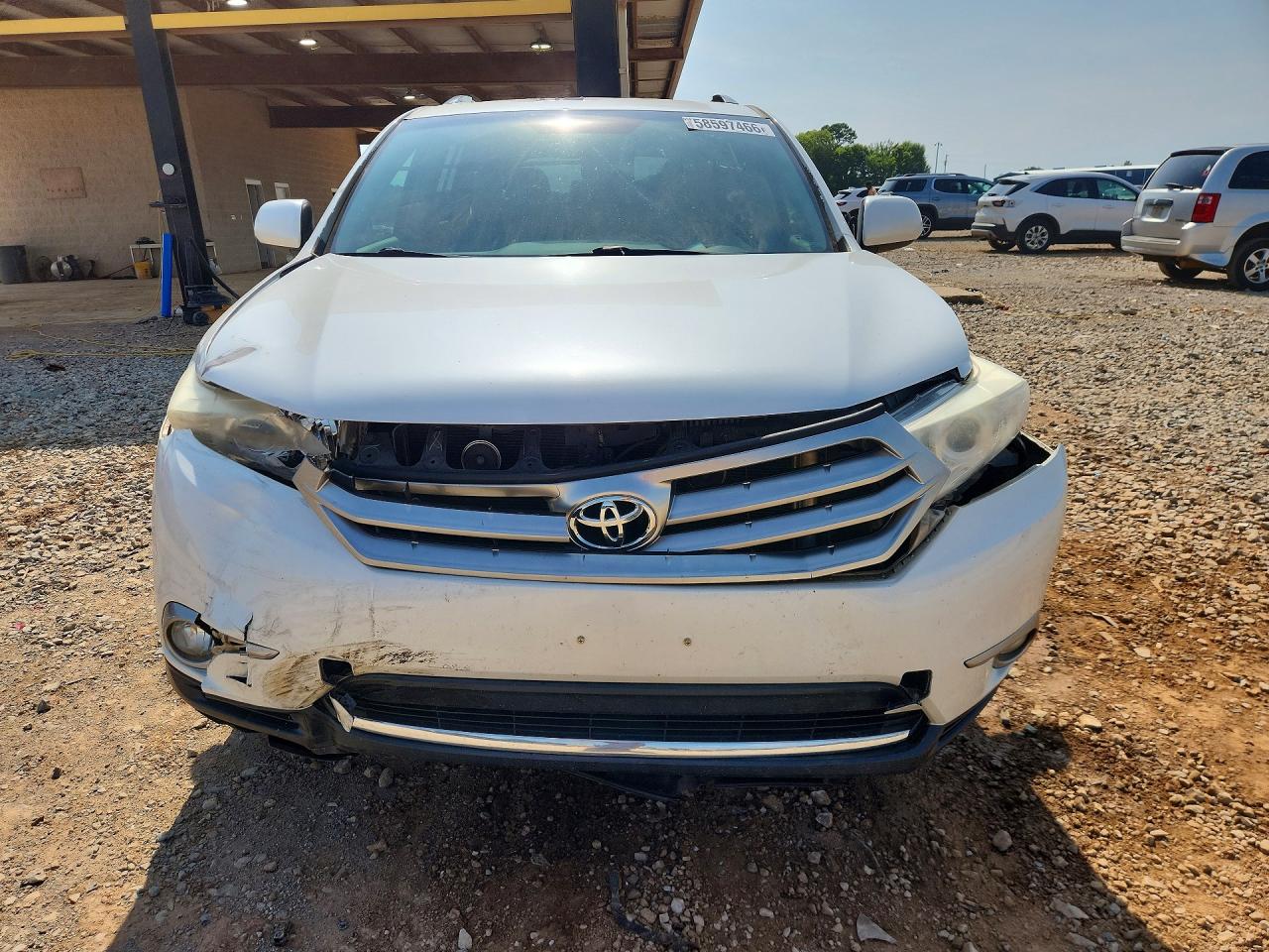 2013 Toyota Highlander Se White vin: 5TDBK3EH1DS236260