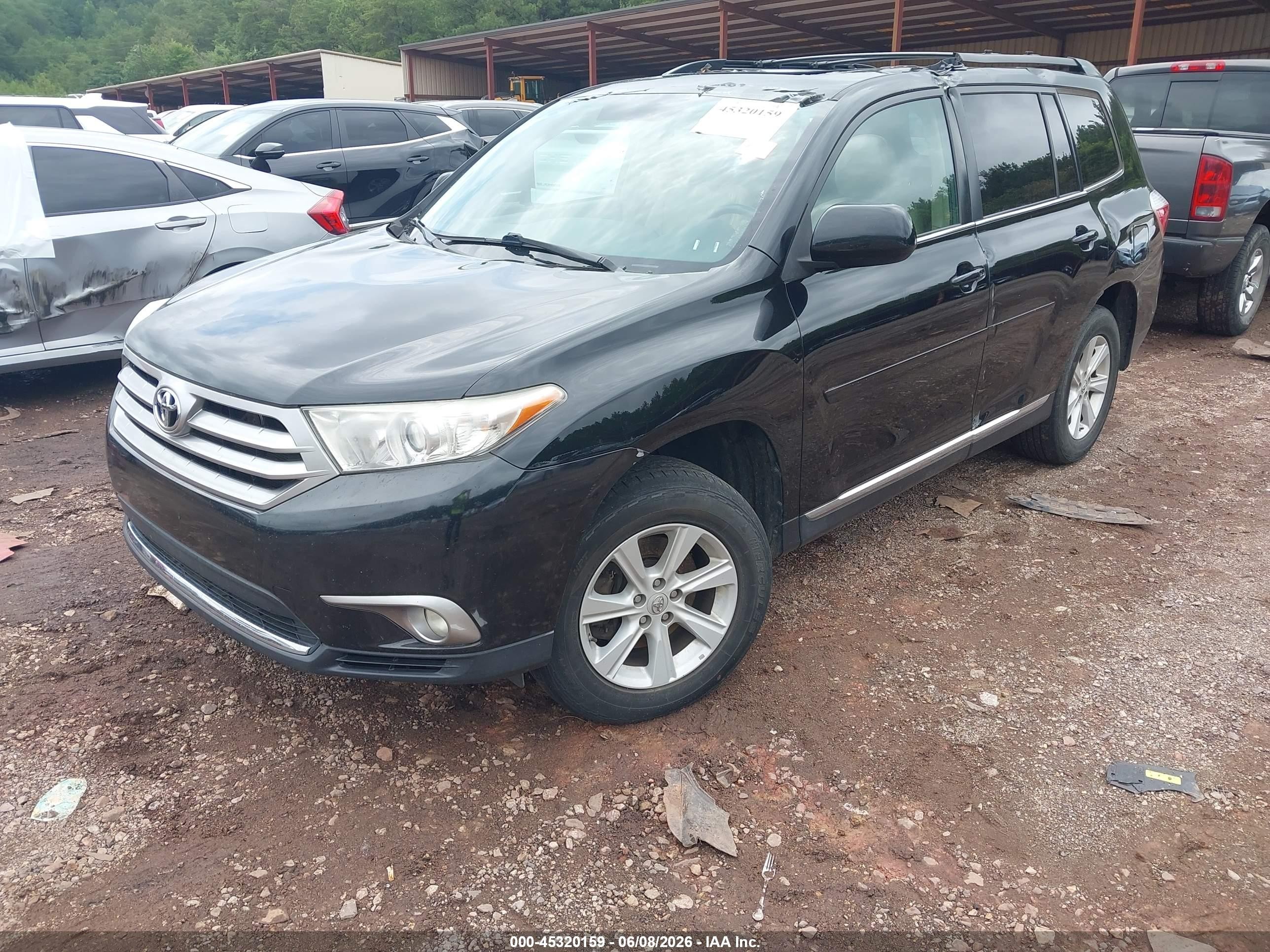 2013 Toyota Highlander Se V6 Черный vin: 5TDBK3EH1DS263555
