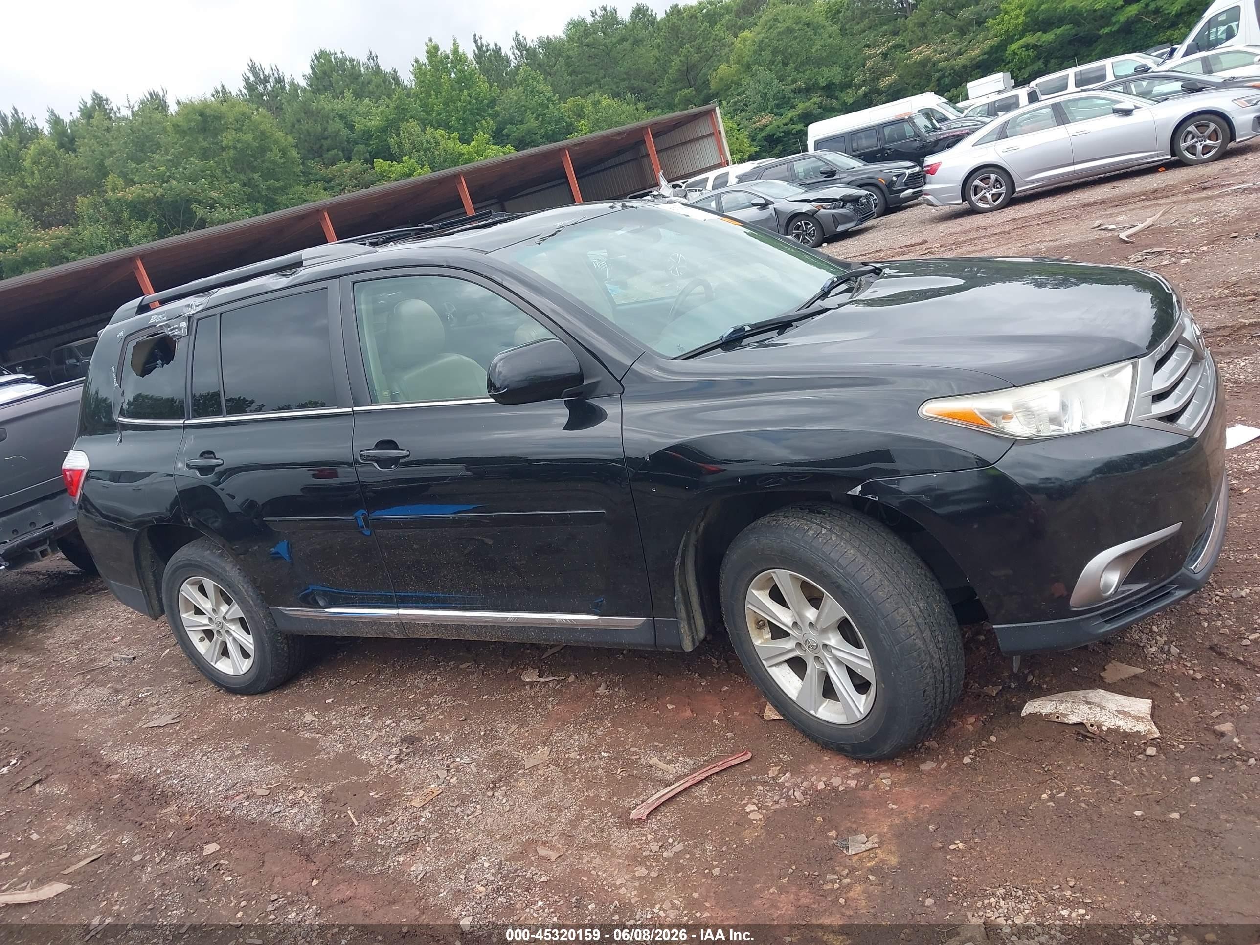 2013 Toyota Highlander Se V6 Черный vin: 5TDBK3EH1DS263555
