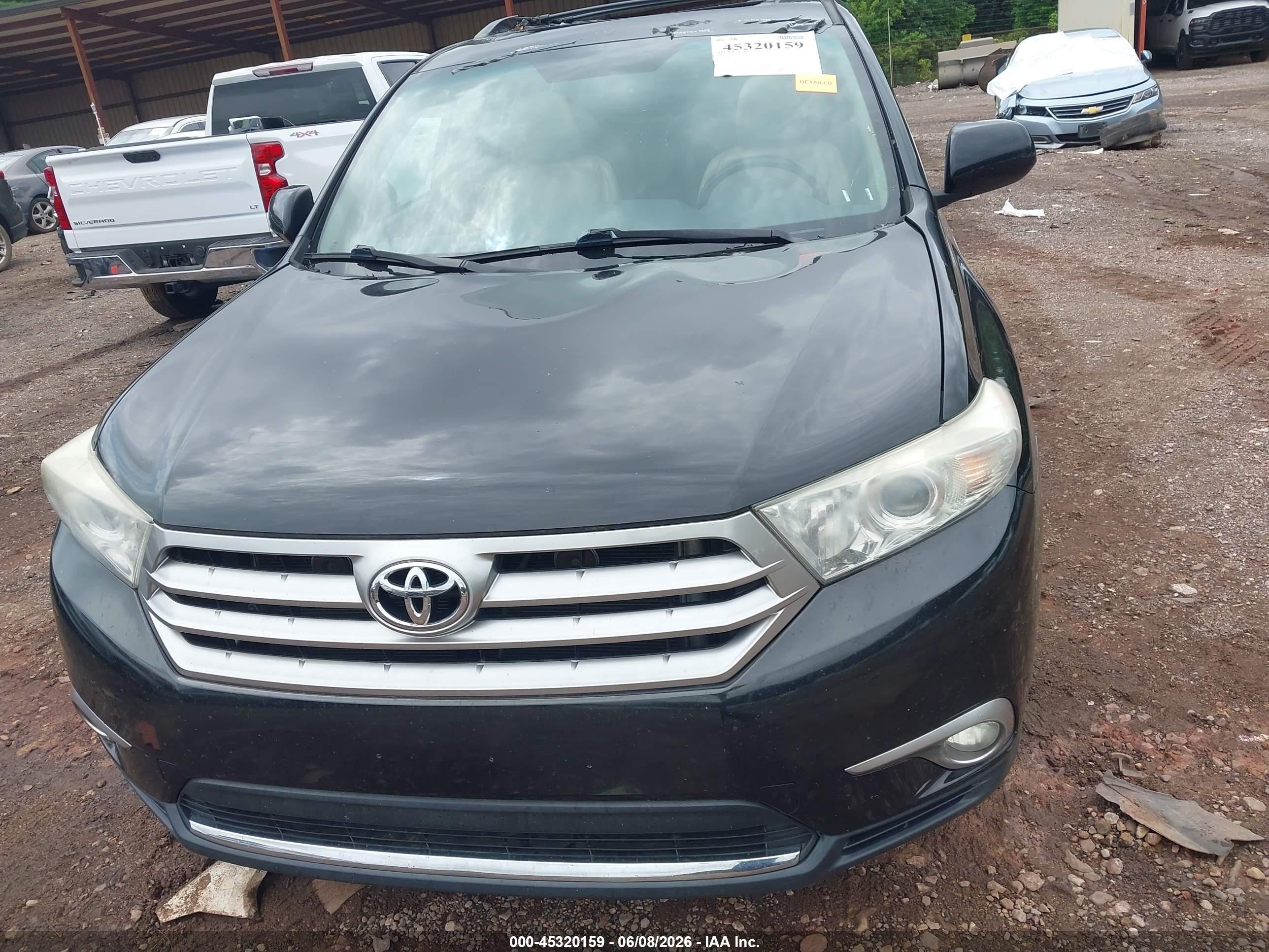 2013 Toyota Highlander Se V6 Черный vin: 5TDBK3EH1DS263555