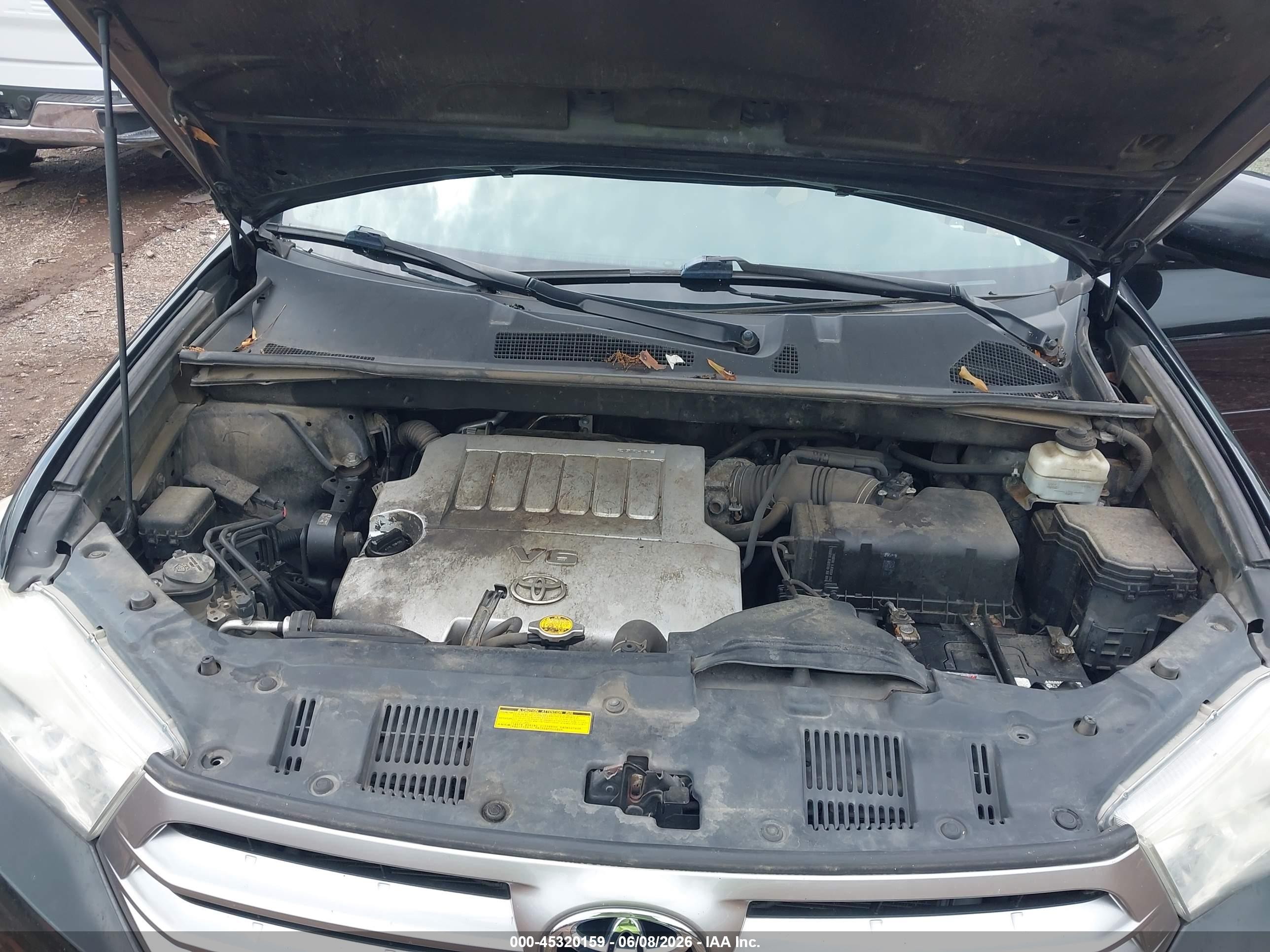 2013 Toyota Highlander Se V6 Черный vin: 5TDBK3EH1DS263555