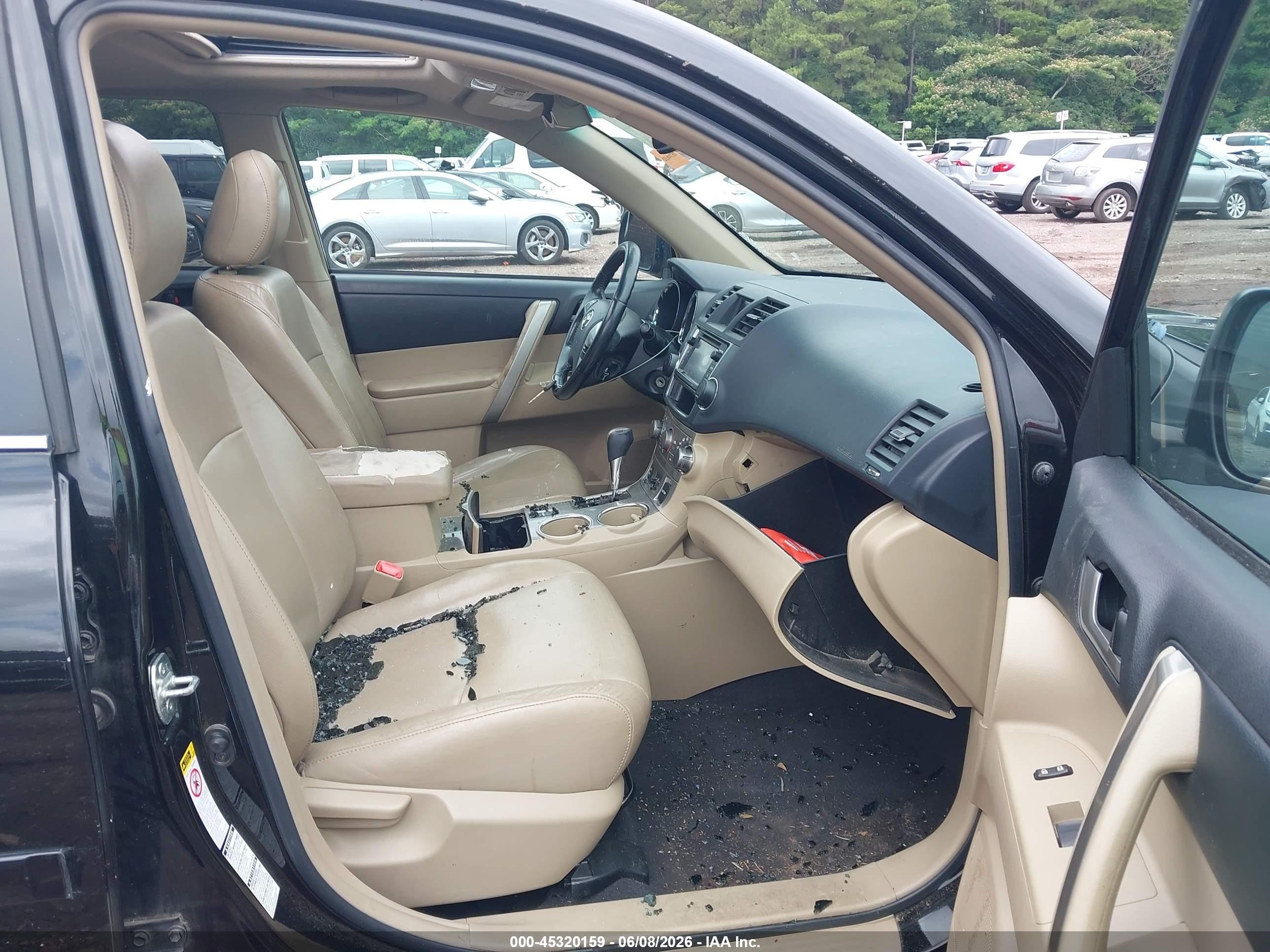 2013 Toyota Highlander Se V6 Черный vin: 5TDBK3EH1DS263555