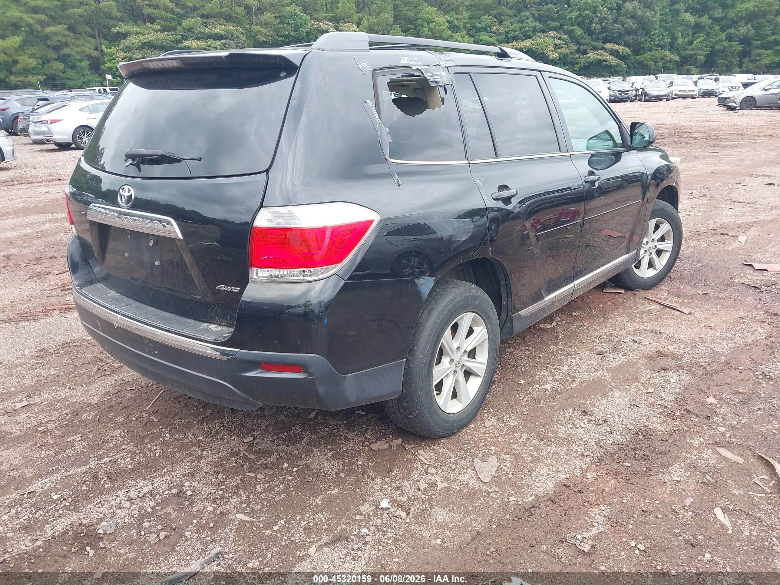 2013 Toyota Highlander Se V6 Черный vin: 5TDBK3EH1DS263555