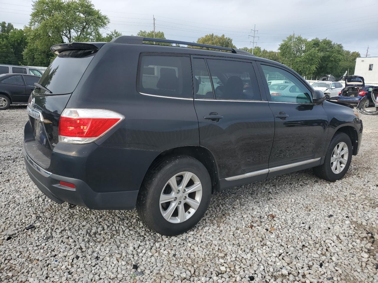 2013 Toyota Highlander Se Black vin: 5TDBK3EH1DS264477