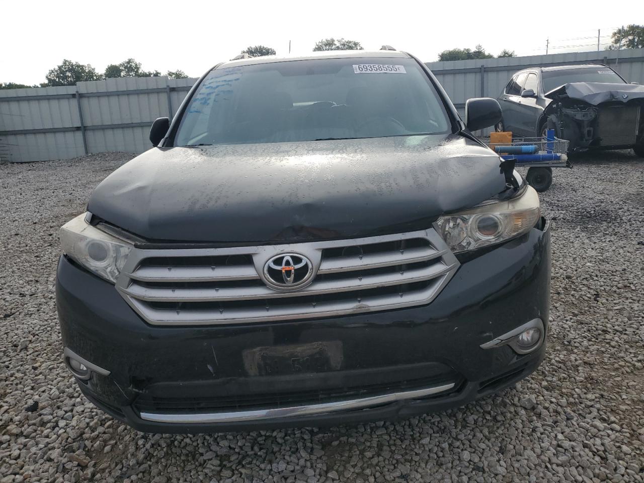 2013 Toyota Highlander Se Black vin: 5TDBK3EH1DS264477