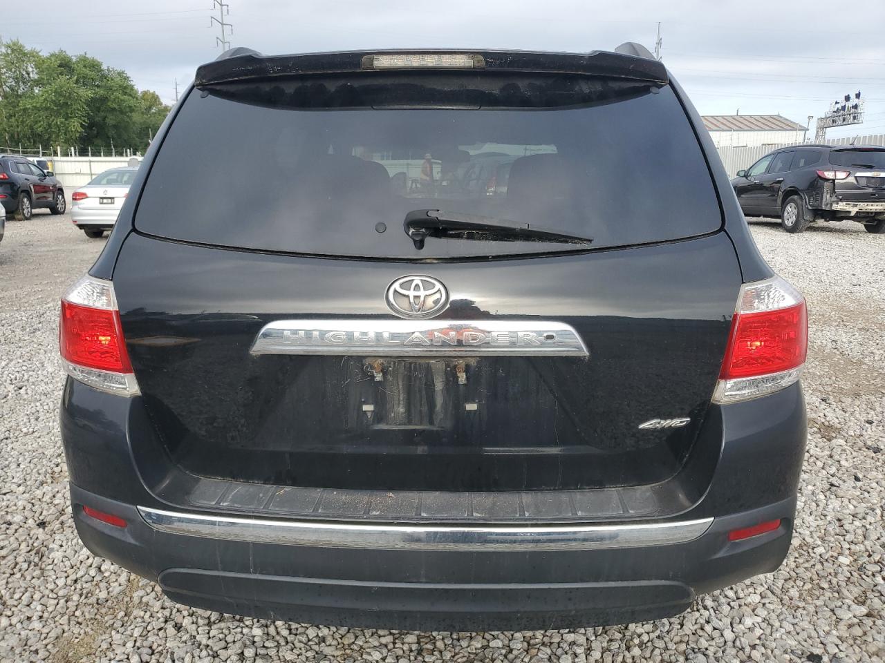 2013 Toyota Highlander Se Black vin: 5TDBK3EH1DS264477