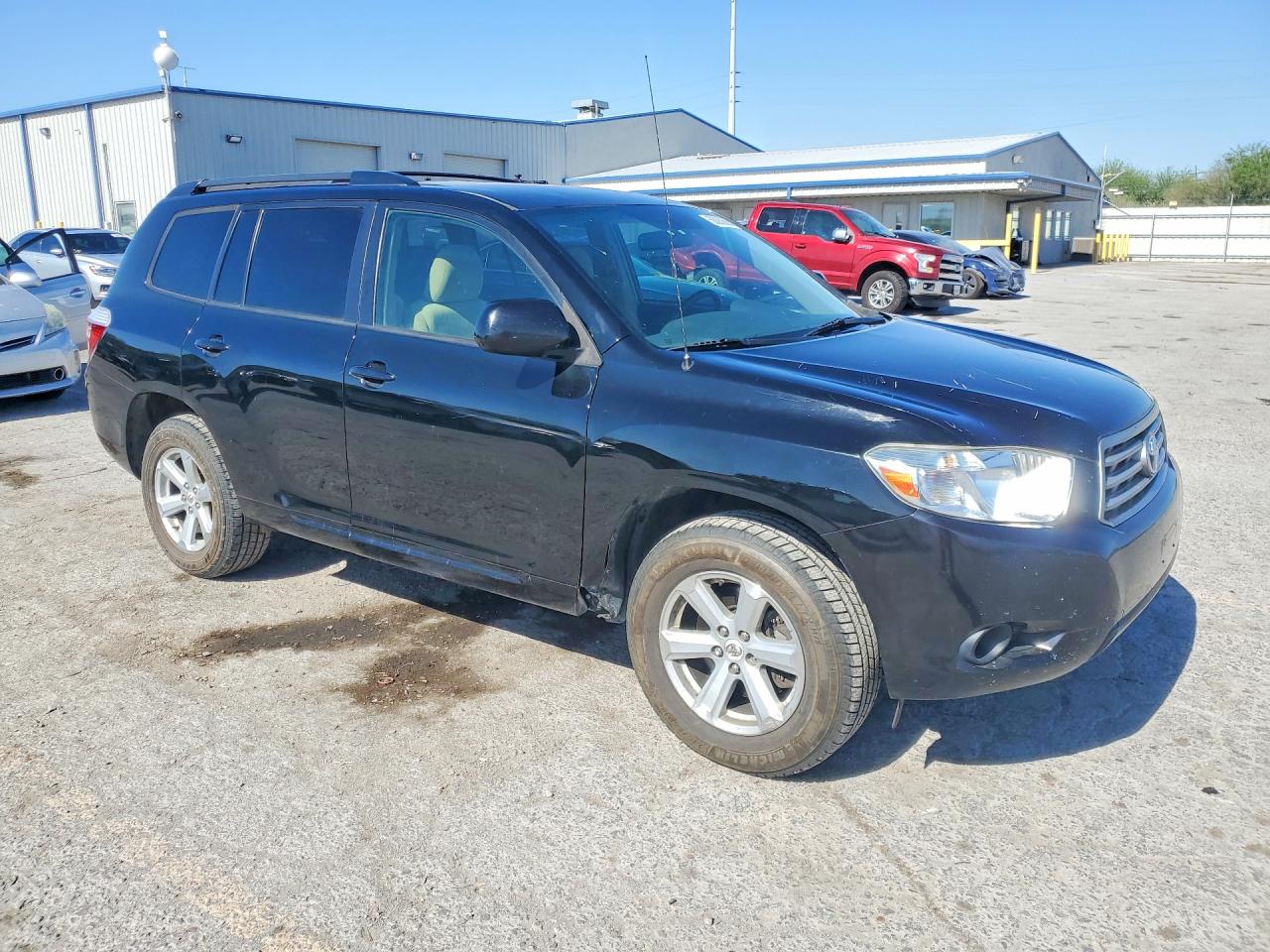 2010 Toyota Highlander Base Black vin: 5TDBK3EH2AS029131
