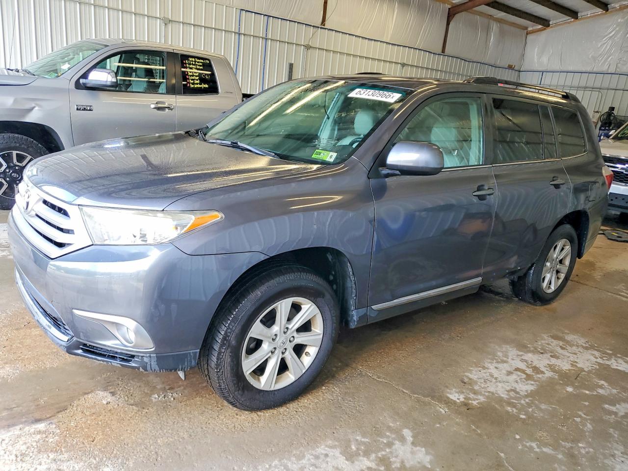 2011 Toyota Highlander Se Gray vin: 5TDBK3EH2BS041877