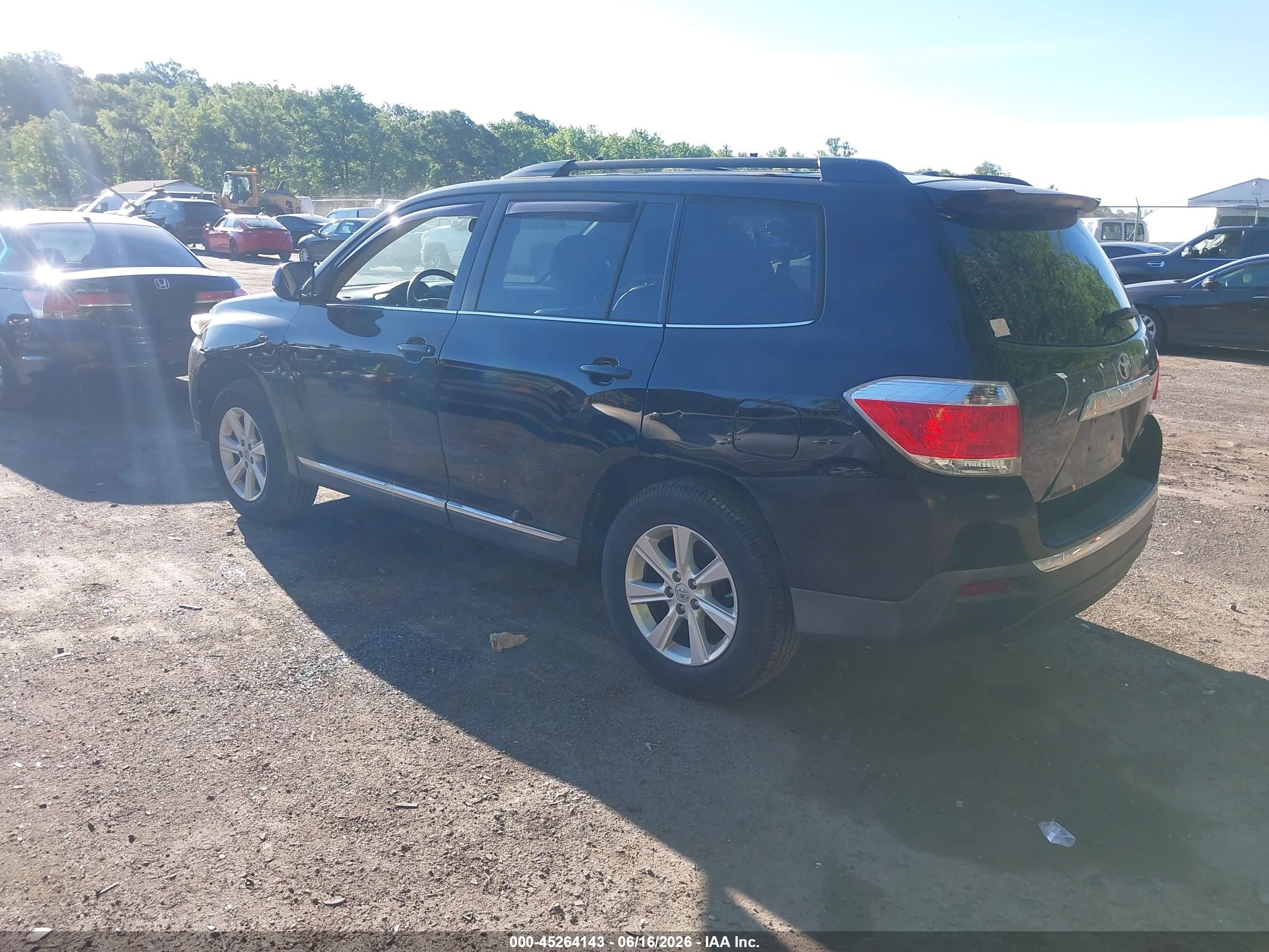 2011 Toyota Highlander Se V6 Black vin: 5TDBK3EH2BS053074