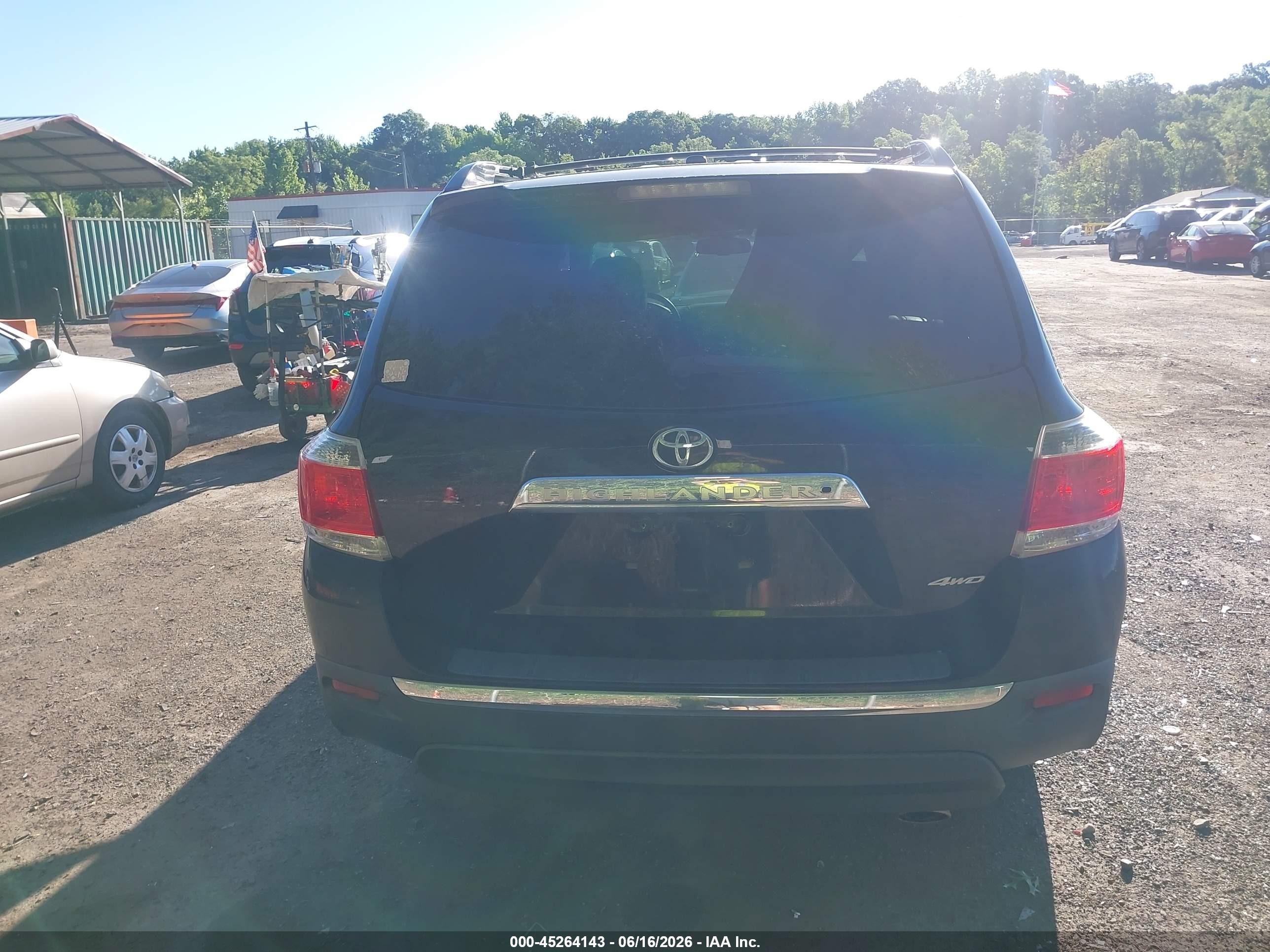 2011 Toyota Highlander Se V6 Black vin: 5TDBK3EH2BS053074