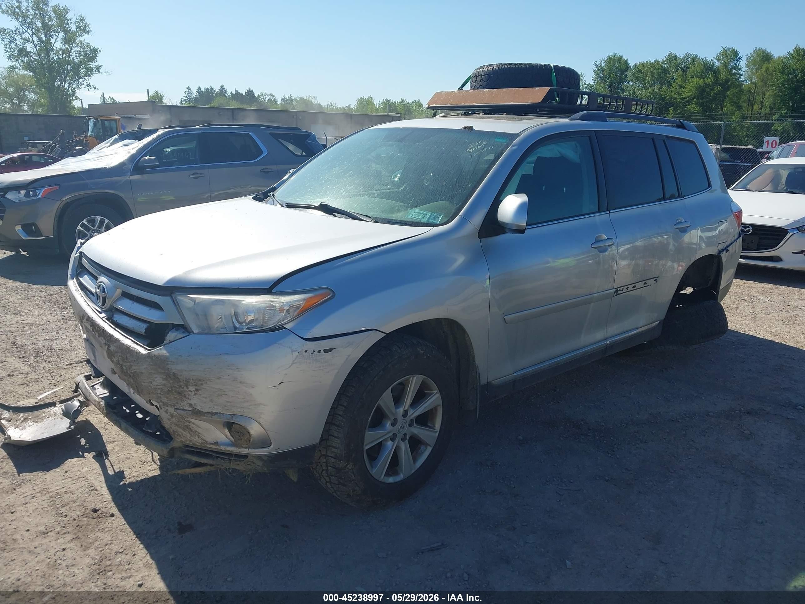 2011 Toyota Highlander Se V6 Silver vin: 5TDBK3EH2BS057254