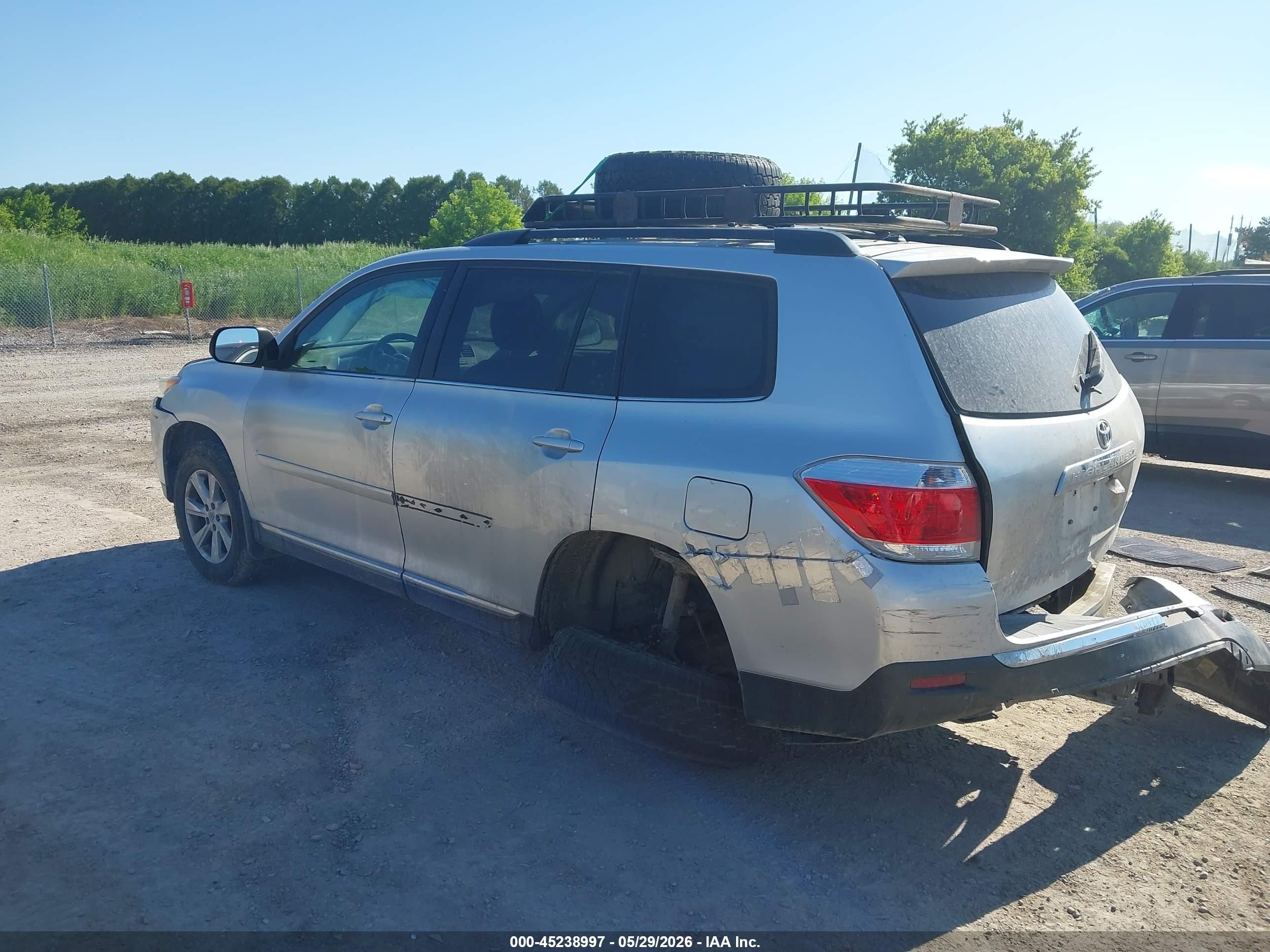 2011 Toyota Highlander Se V6 Silver vin: 5TDBK3EH2BS057254