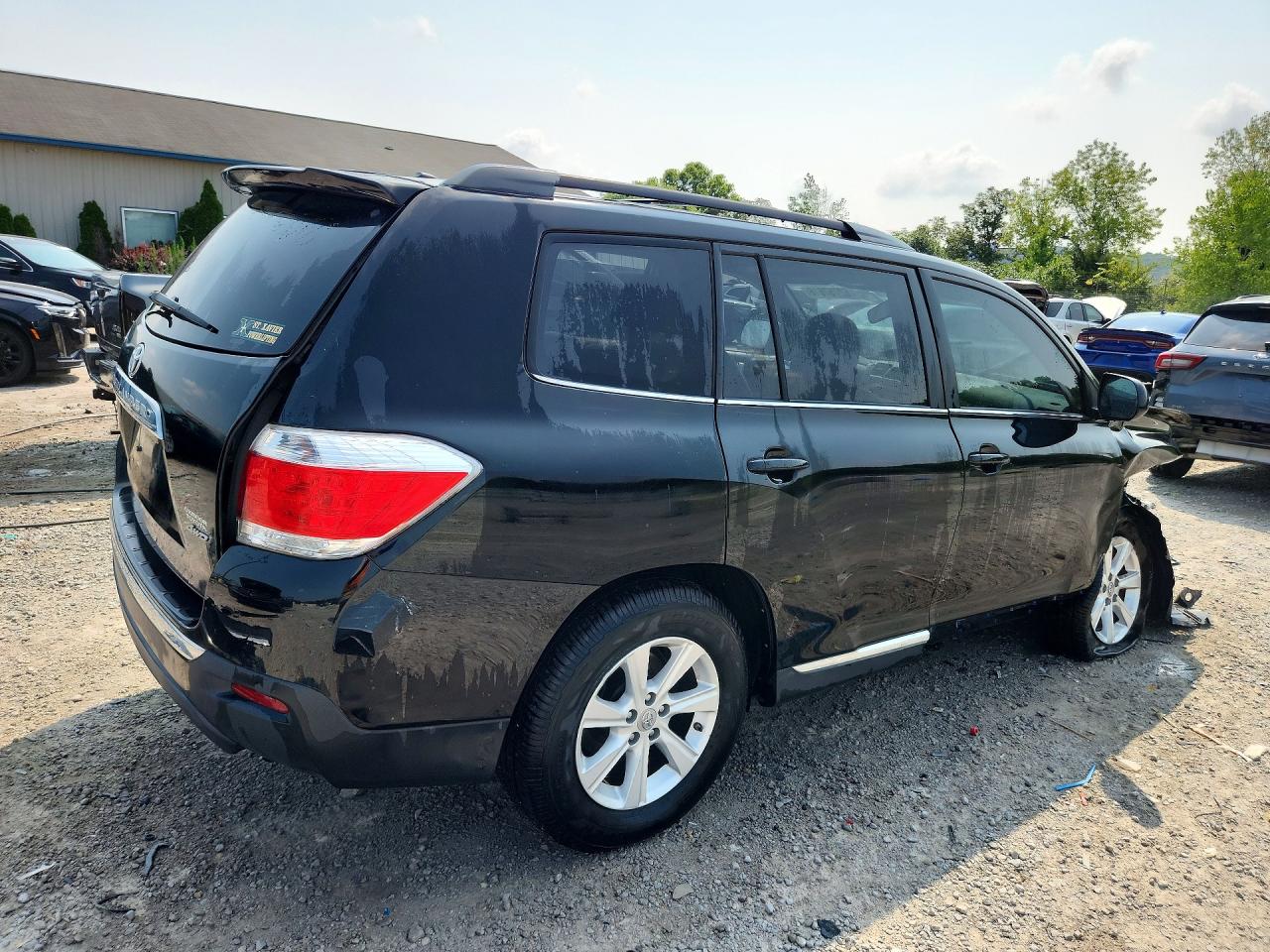 2011 Toyota Highlander Se Black vin: 5TDBK3EH2BS078458
