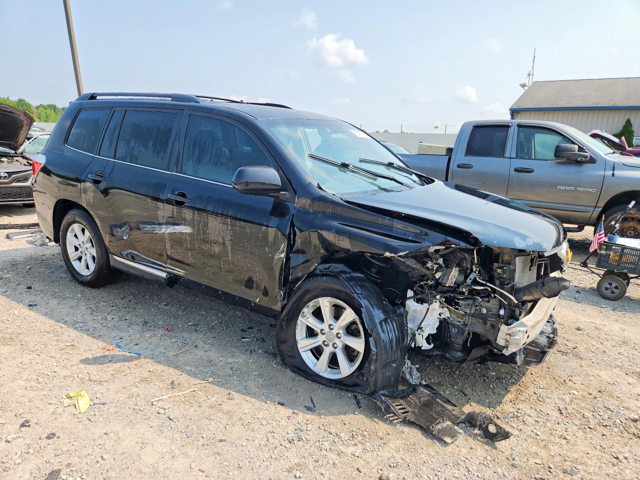 2011 Toyota Highlander Se Black vin: 5TDBK3EH2BS078458