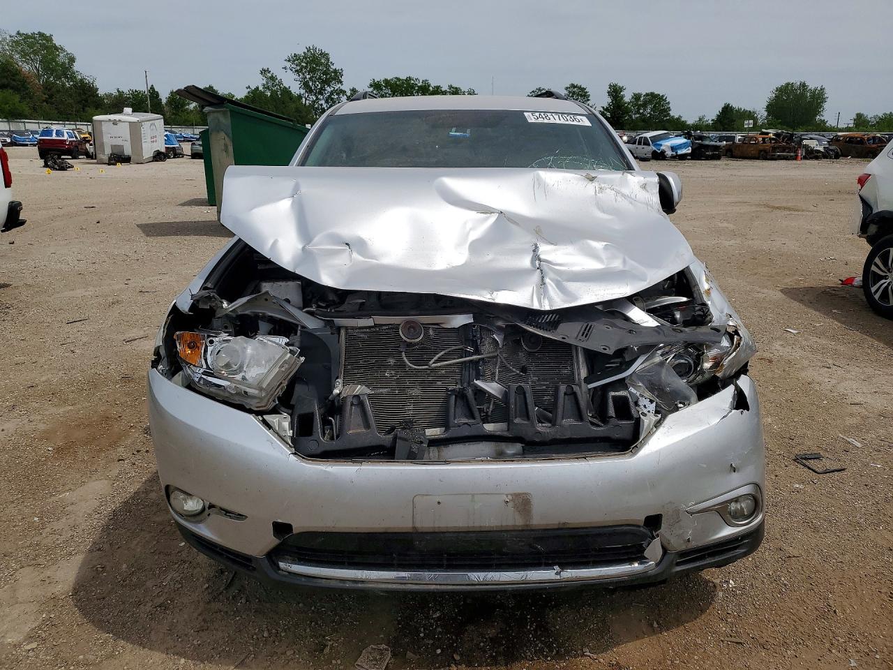 2012 Toyota Highlander Base Silver vin: 5TDBK3EH2CS097450