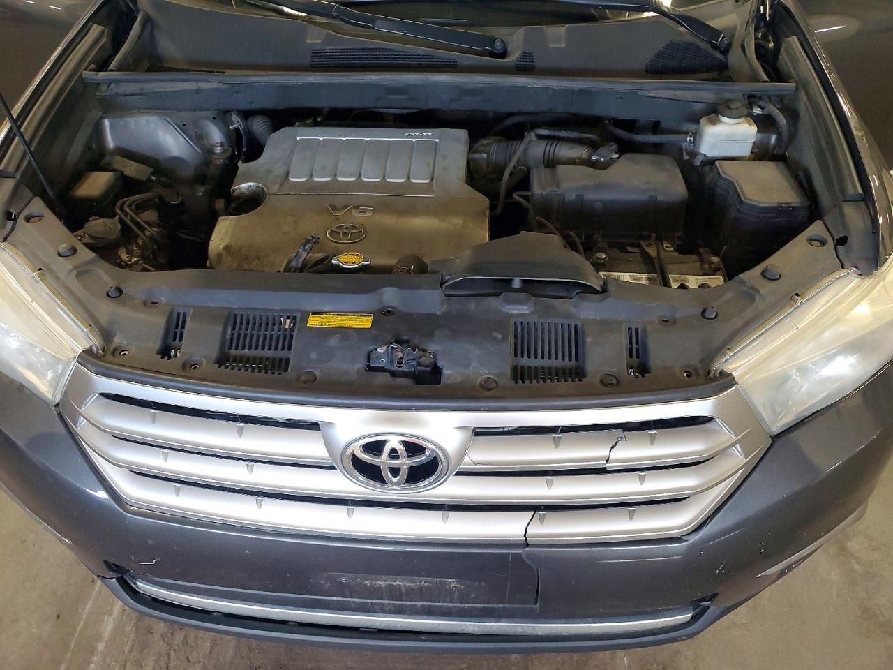 2012 Toyota Highlander Se Gray vin: 5TDBK3EH2CS098436