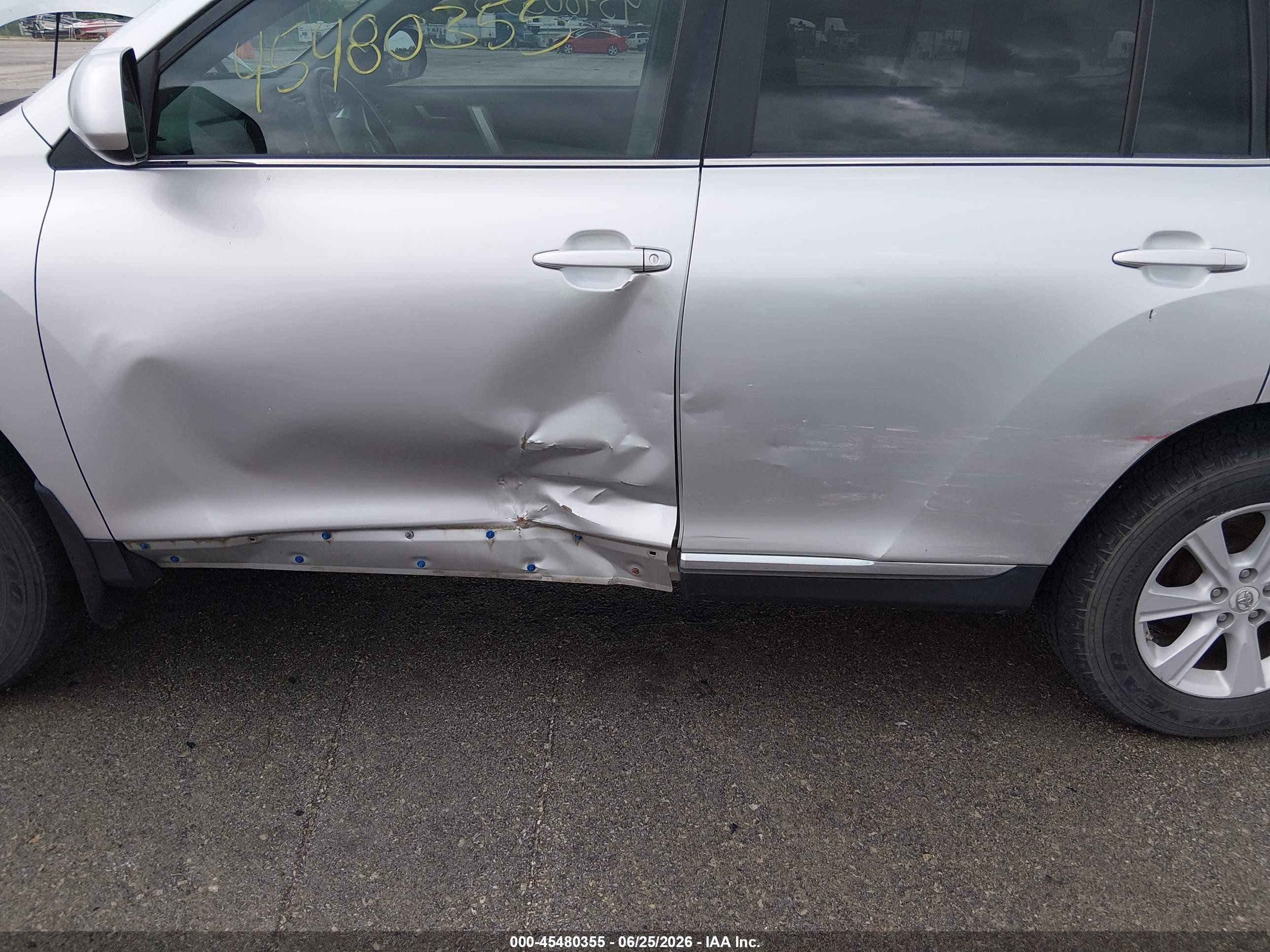 2012 Toyota Highlander Se V6 Silver vin: 5TDBK3EH2CS118359