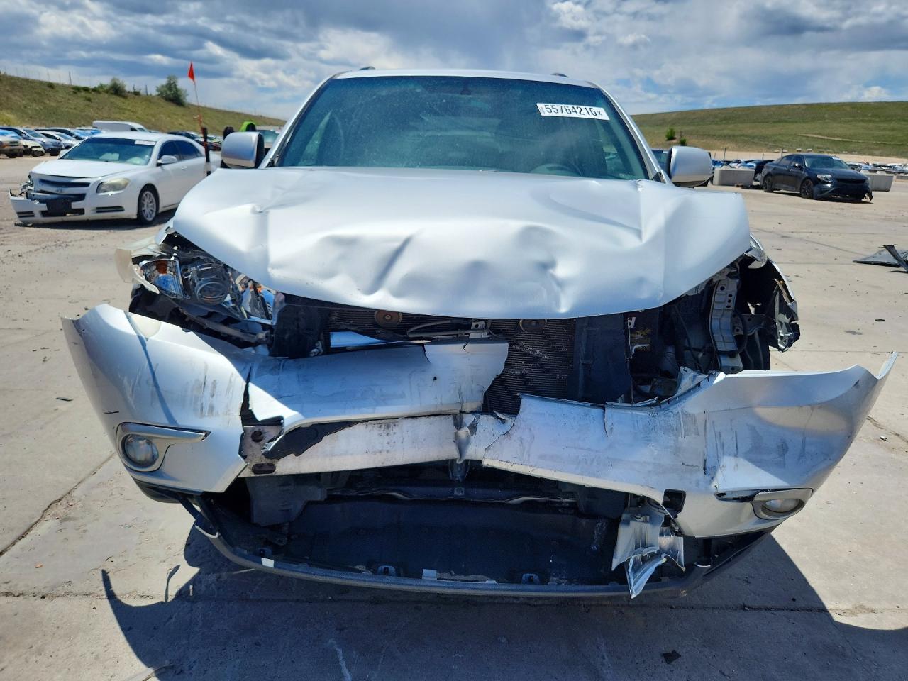 2012 Toyota Highlander Silver vin: 5TDBK3EH2CS119558