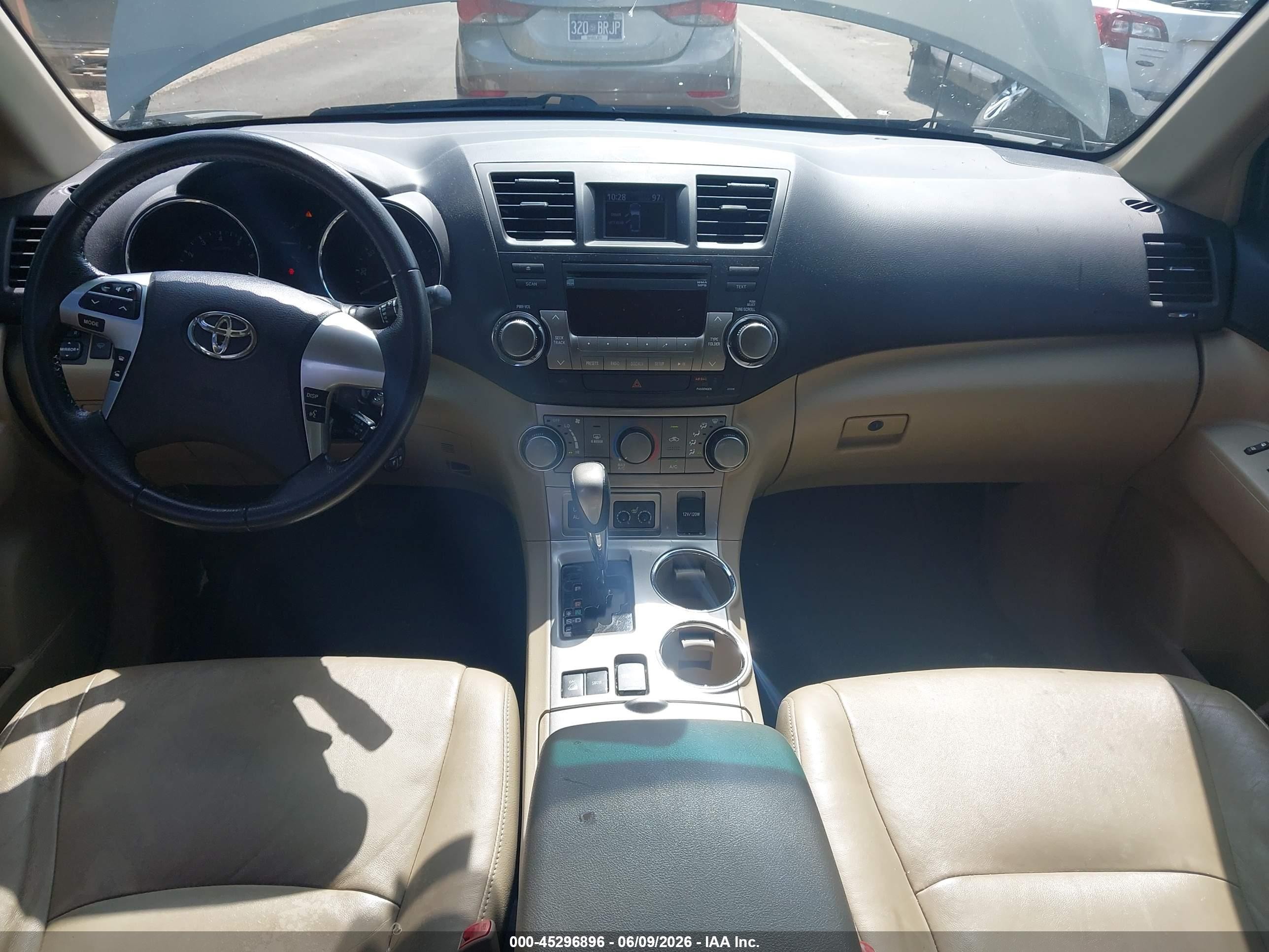 2012 Toyota Highlander Se V6 Green vin: 5TDBK3EH2CS133119