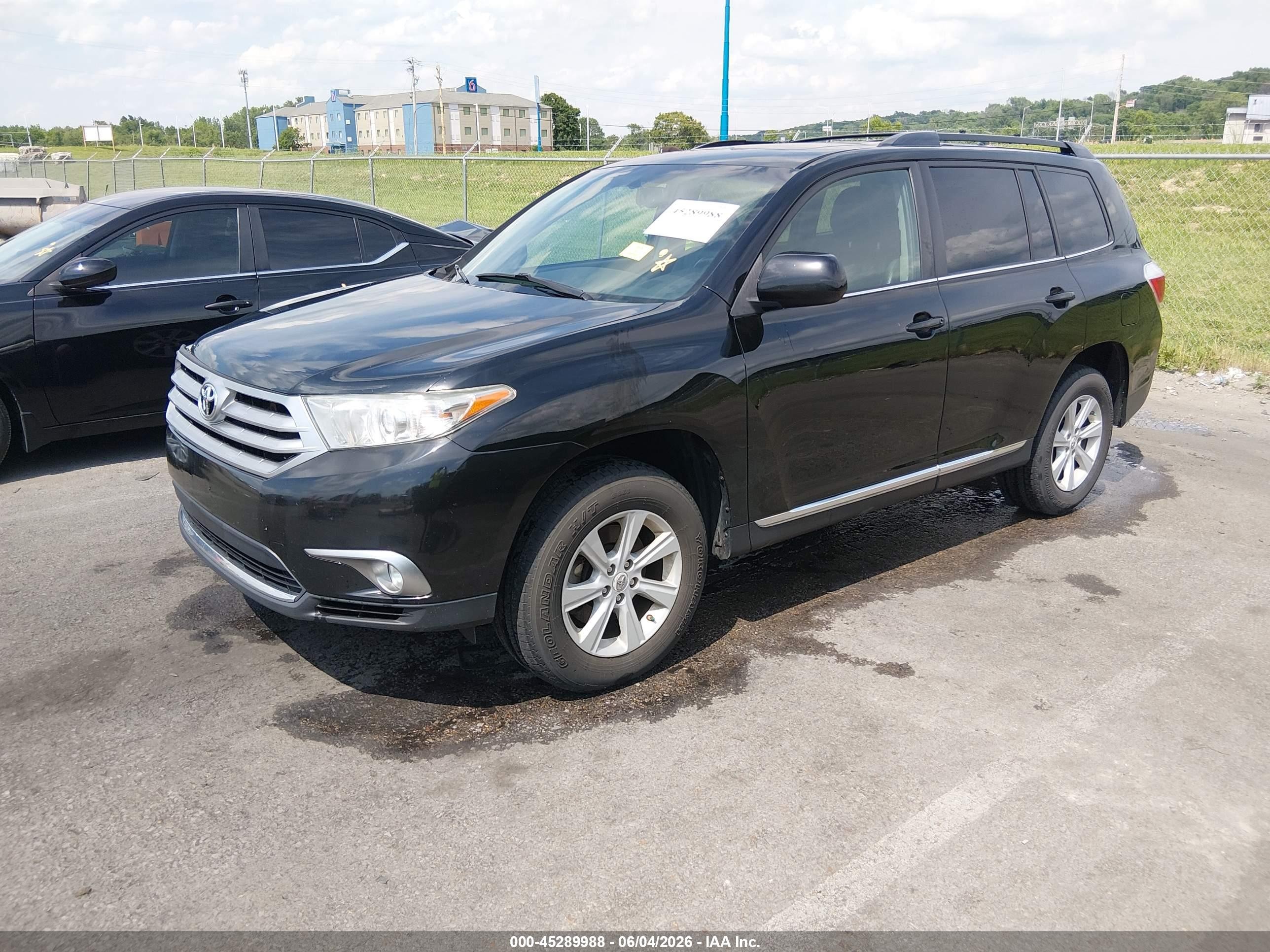 2012 Toyota Highlander Se V6 Black vin: 5TDBK3EH2CS135632