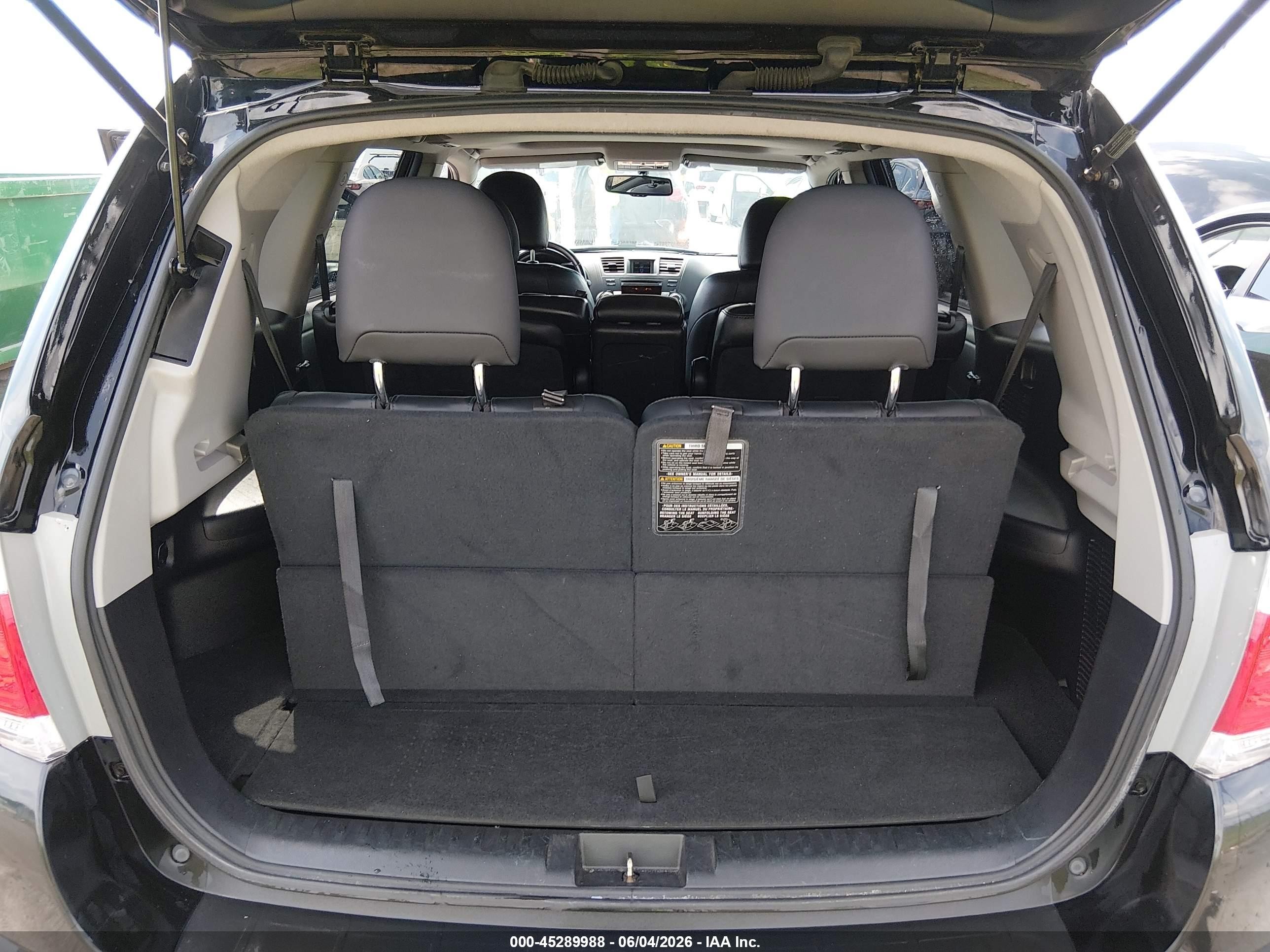 2012 Toyota Highlander Se V6 Black vin: 5TDBK3EH2CS135632