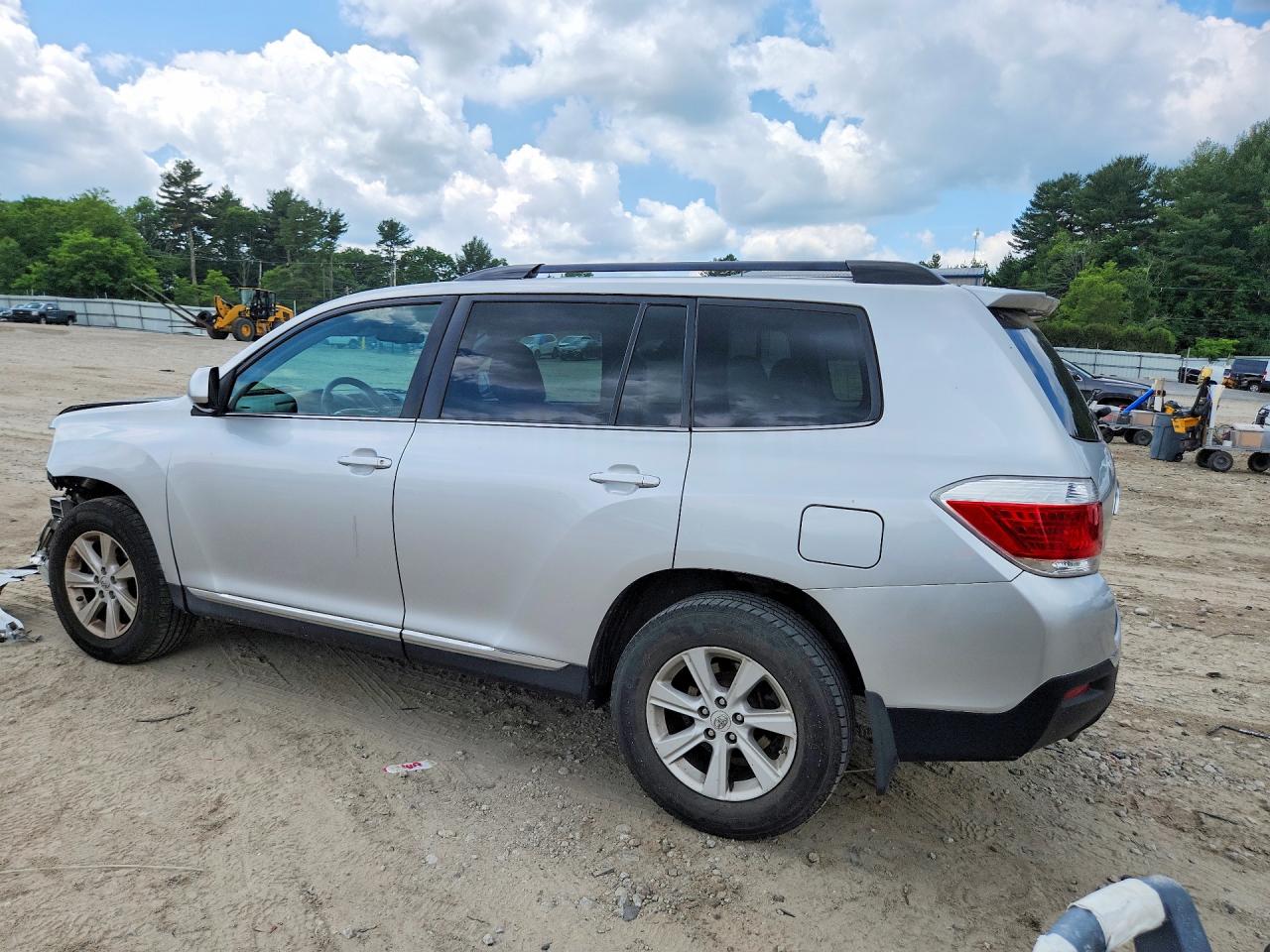 2012 Toyota Highlander Se Silver vin: 5TDBK3EH2CS147408