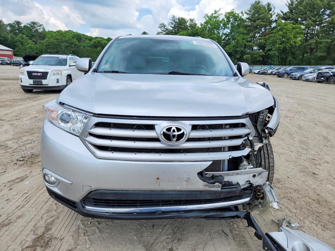 2012 Toyota Highlander Se Silver vin: 5TDBK3EH2CS147408