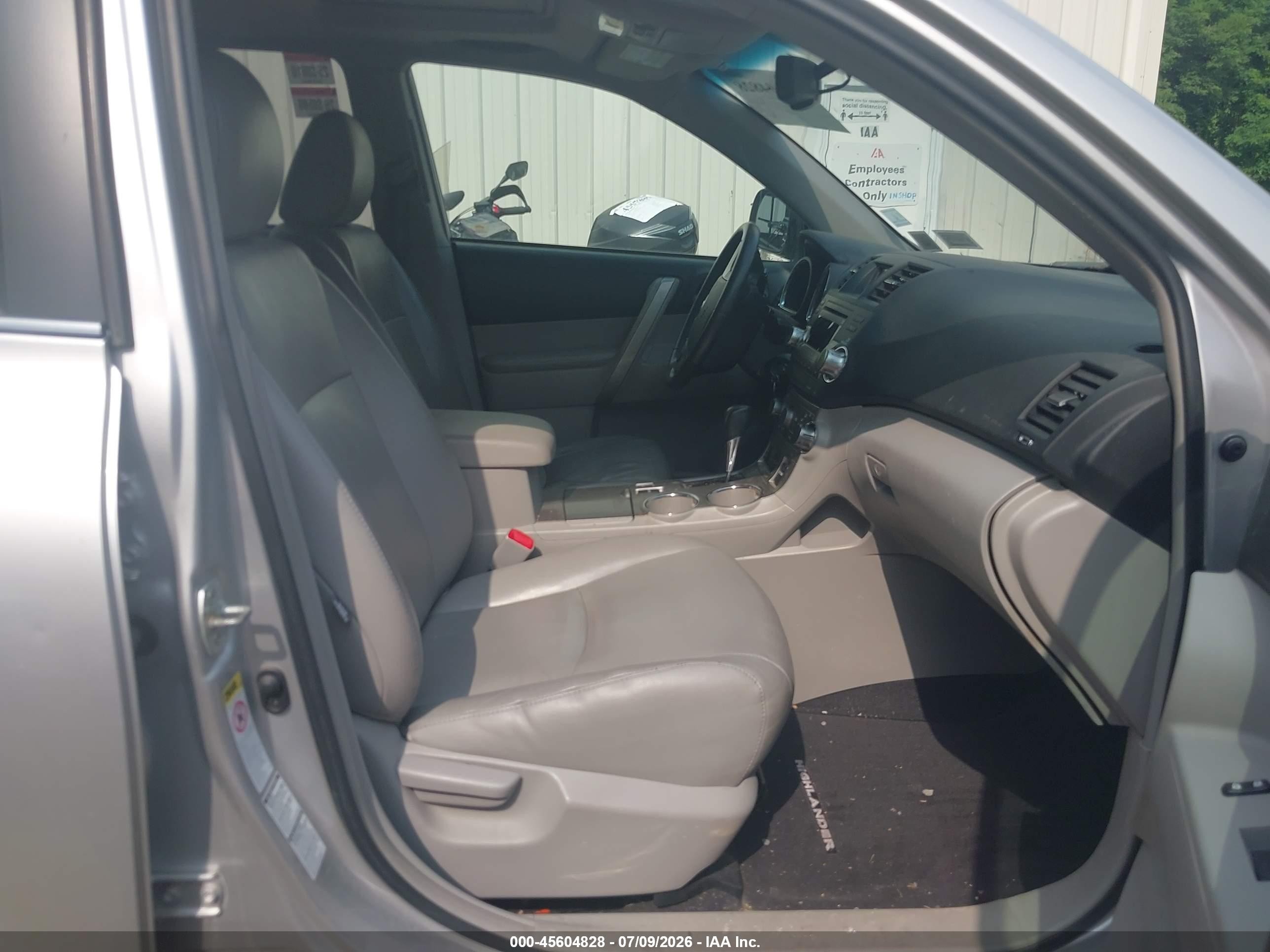 2012 Toyota Highlander Se V6 Silver vin: 5TDBK3EH2CS152463