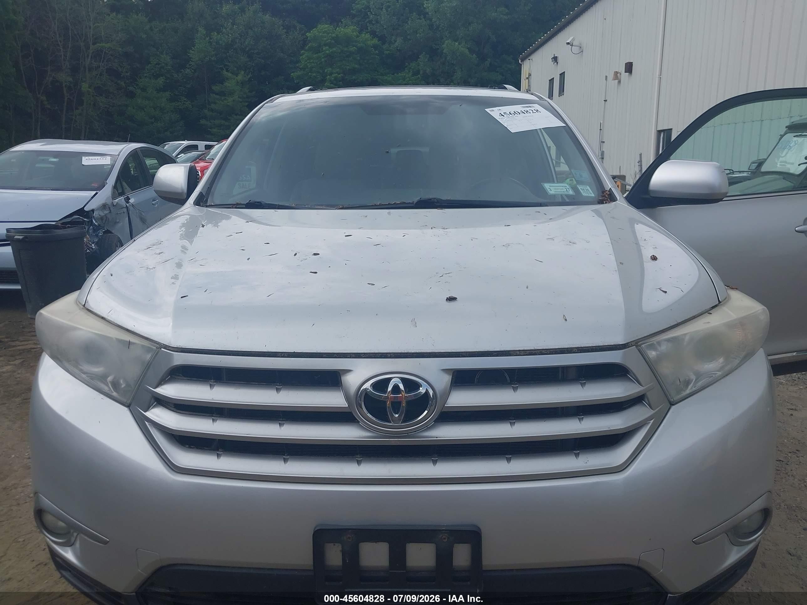 2012 Toyota Highlander Se V6 Silver vin: 5TDBK3EH2CS152463
