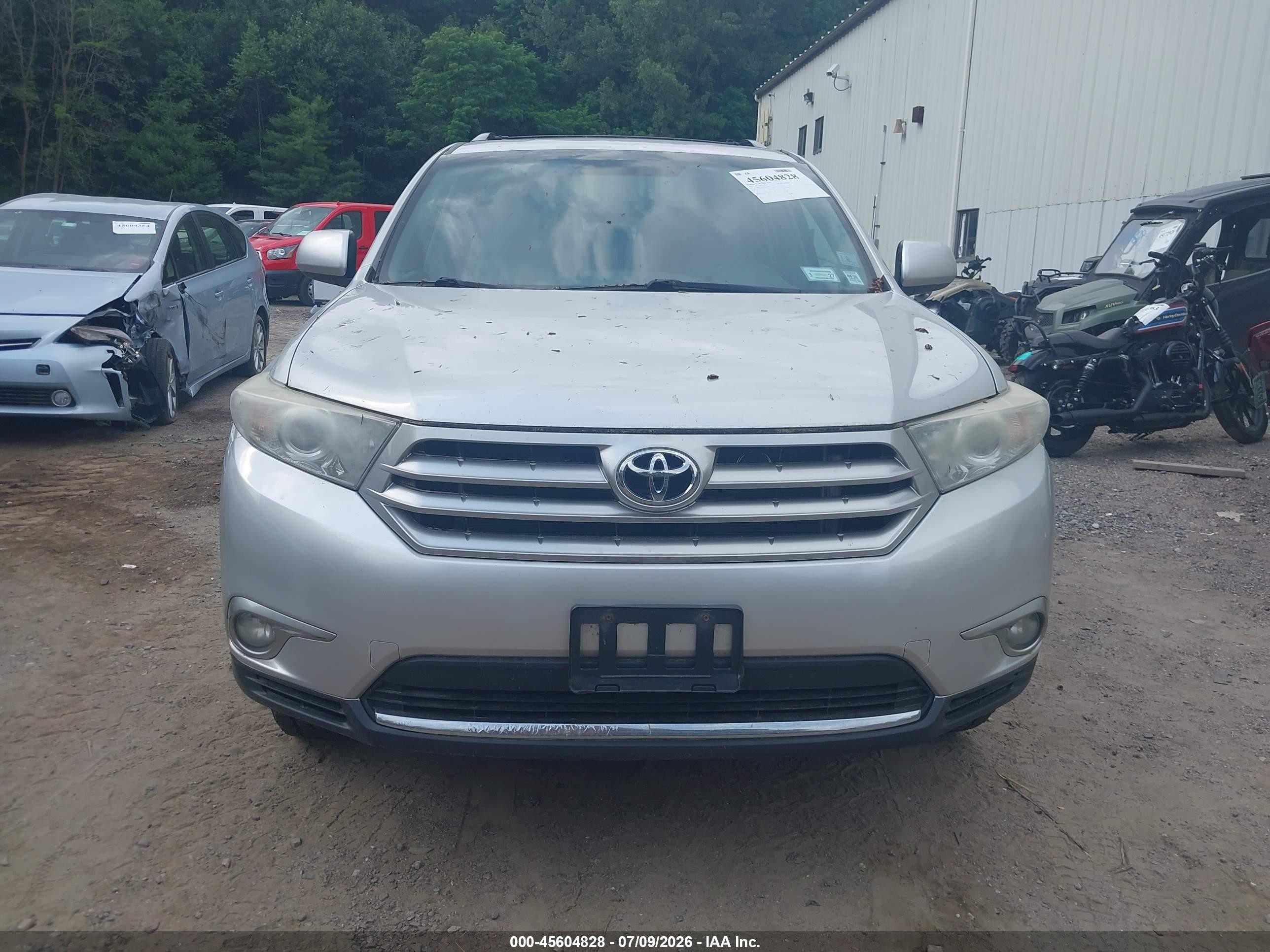 2012 Toyota Highlander Se V6 Silver vin: 5TDBK3EH2CS152463