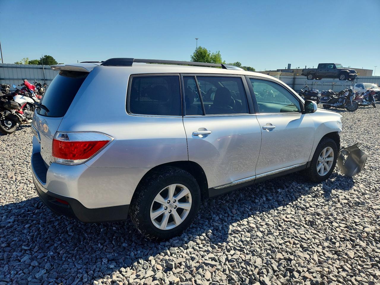 2012 Toyota Highlander Se Silver vin: 5TDBK3EH2CS169702
