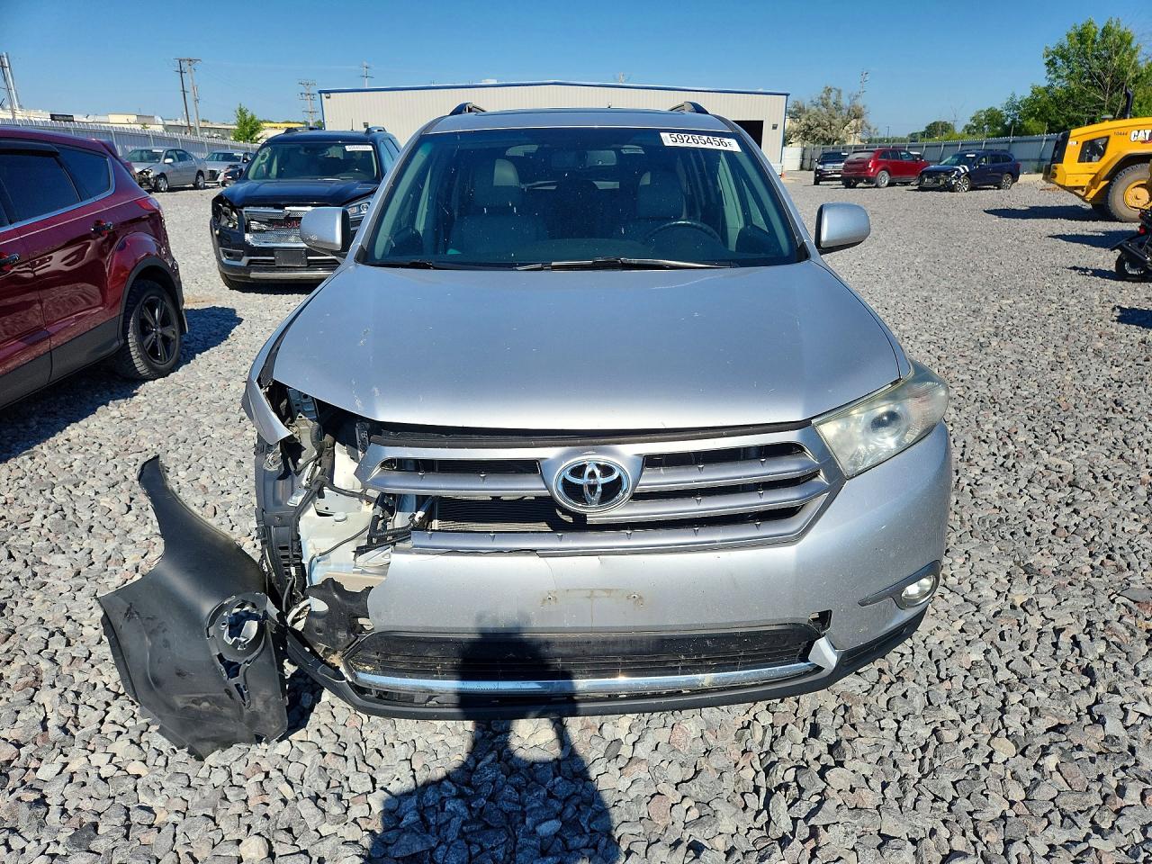 2012 Toyota Highlander Se Silver vin: 5TDBK3EH2CS169702