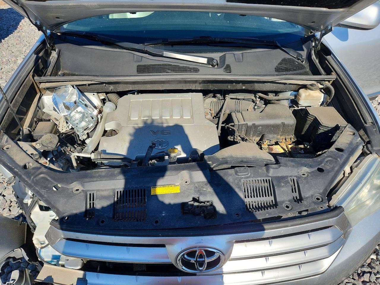 2012 Toyota Highlander Se Silver vin: 5TDBK3EH2CS169702