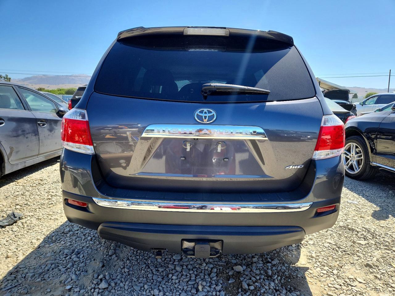 2013 Toyota Highlander Se Gray vin: 5TDBK3EH2DS230242