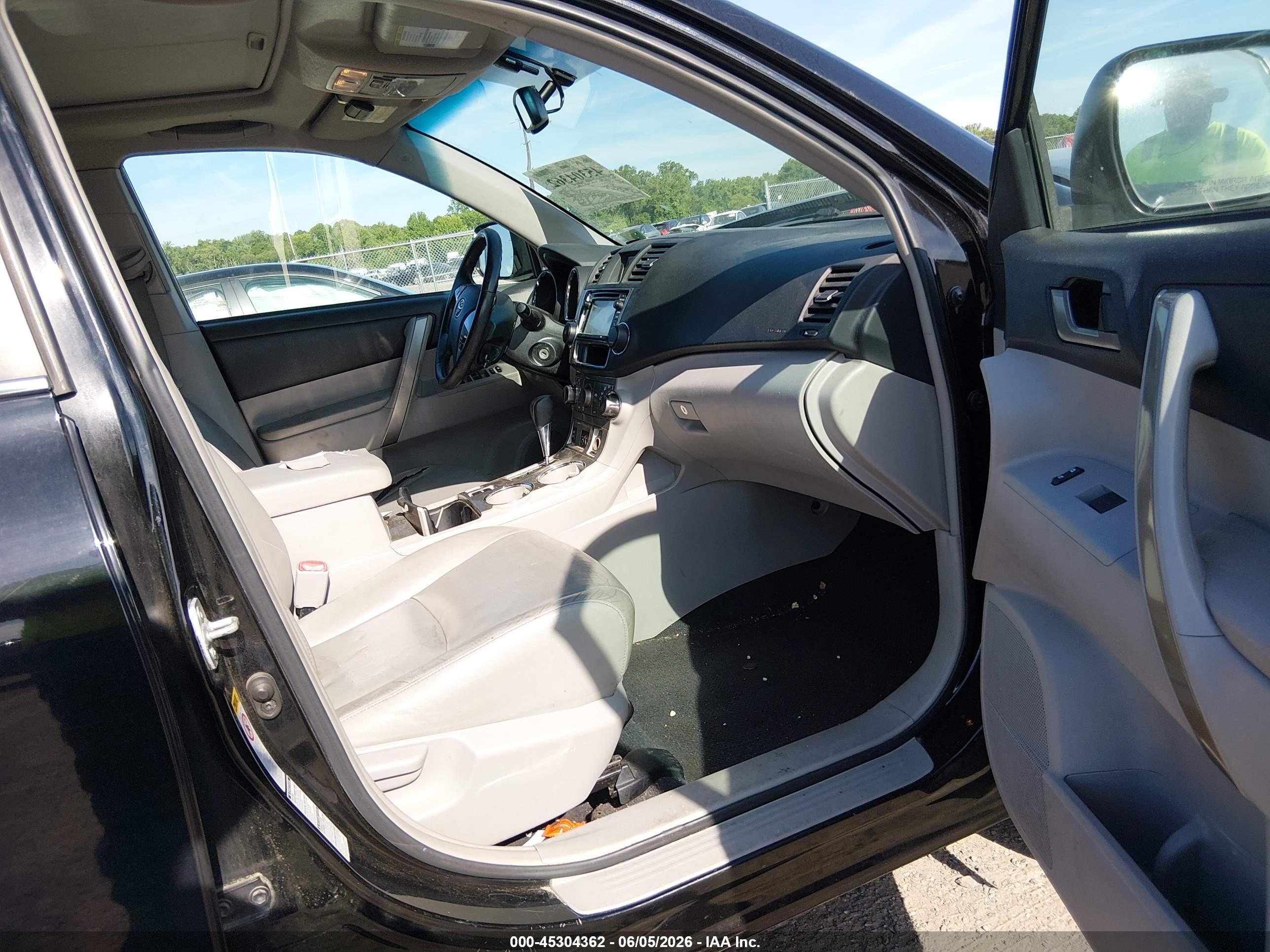 2013 Toyota Highlander Se V6 Black vin: 5TDBK3EH2DS239491