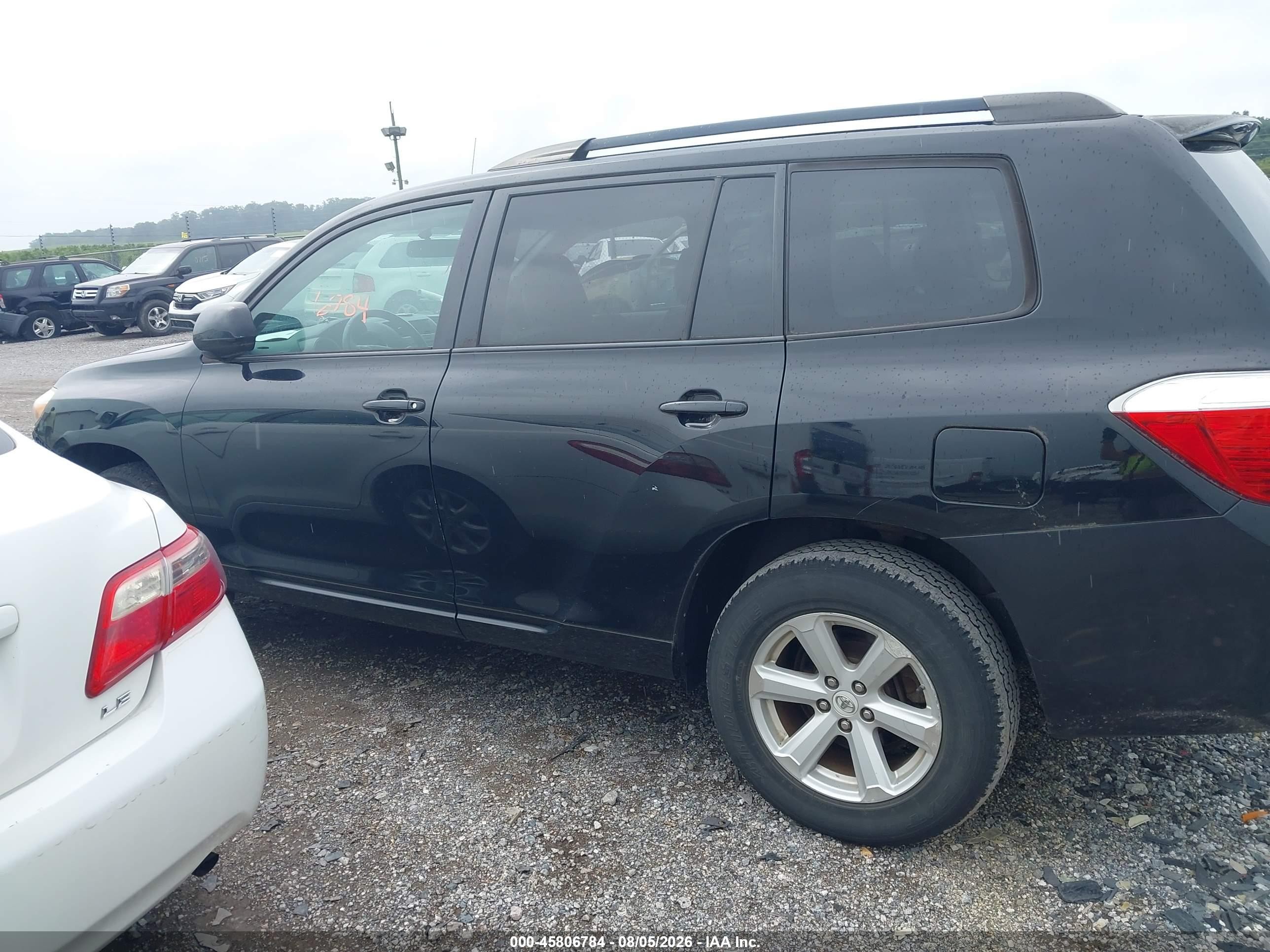 2010 Toyota Highlander Base V6 Черный vin: 5TDBK3EH3AS024097
