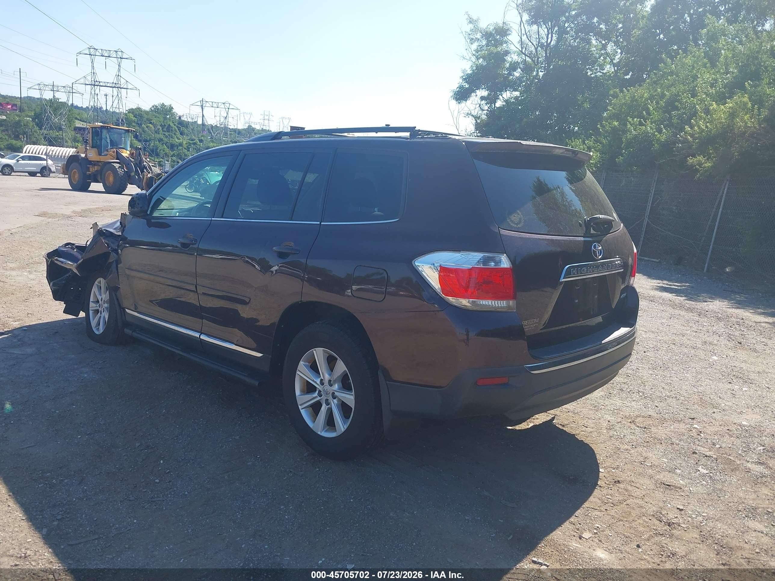 2011 Toyota Highlander Se V6 Maroon vin: 5TDBK3EH3BS041032