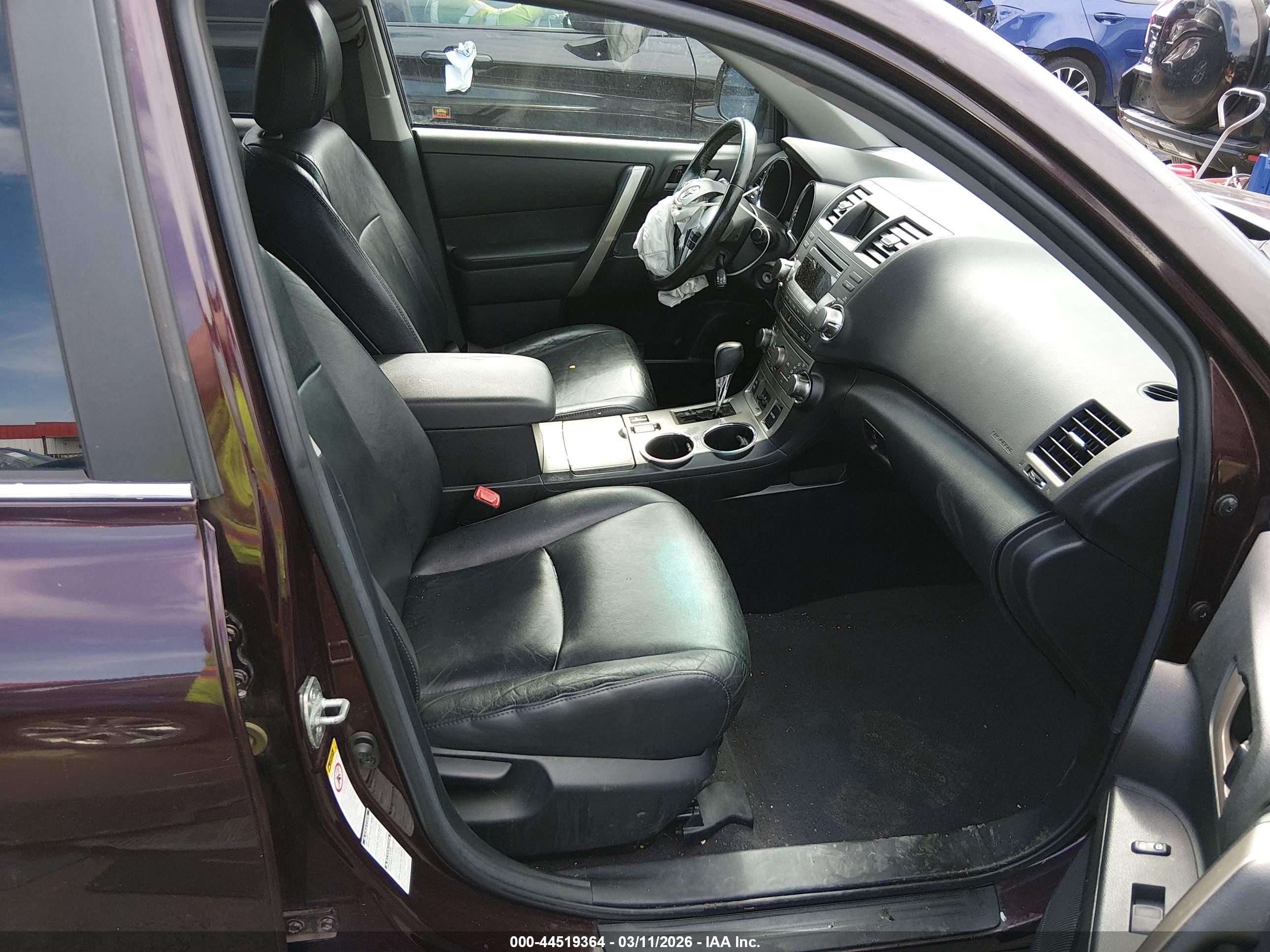 2011 Toyota Highlander Se V6 Purple vin: 5TDBK3EH3BS067520