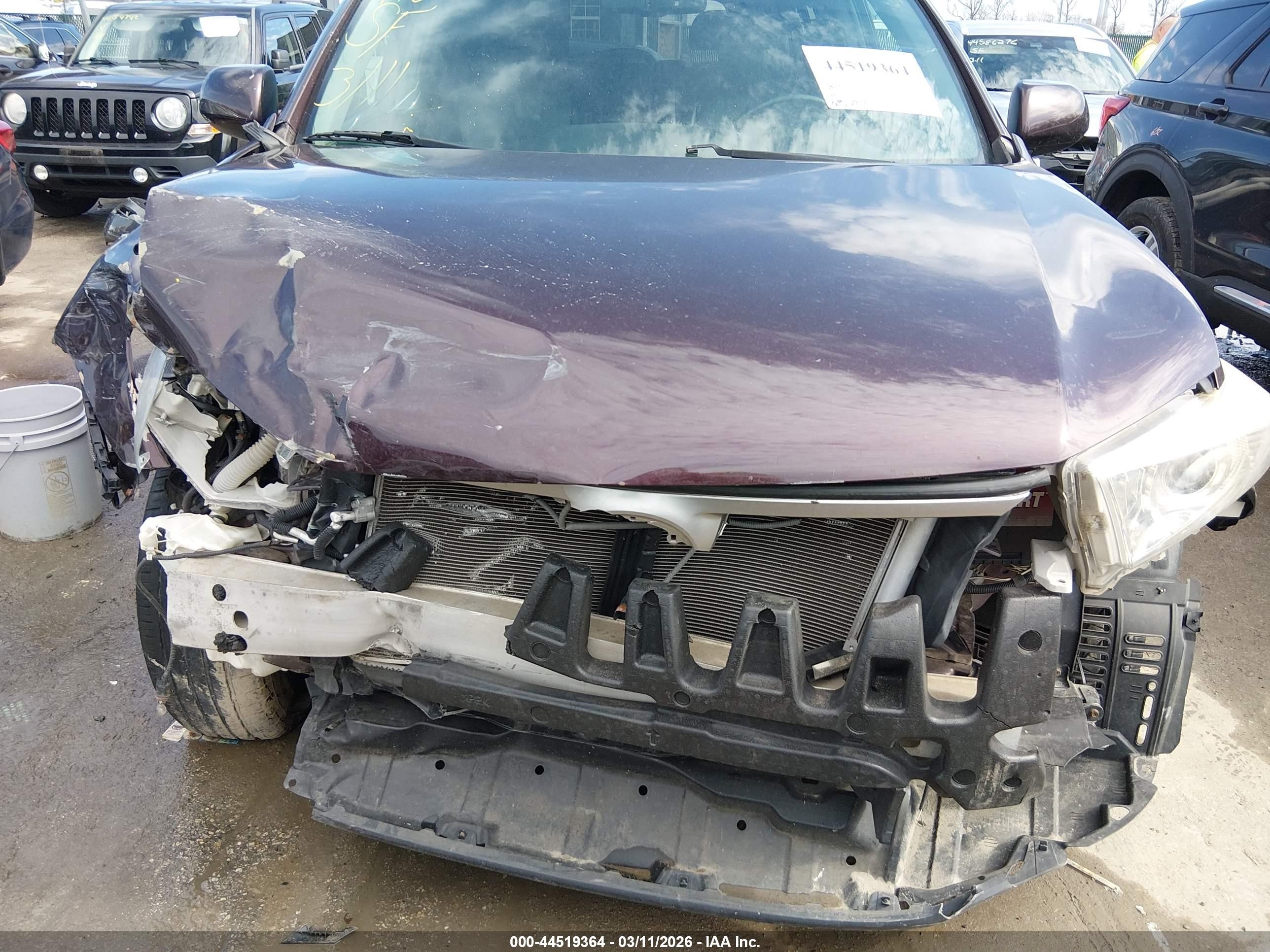 2011 Toyota Highlander Se V6 Purple vin: 5TDBK3EH3BS067520