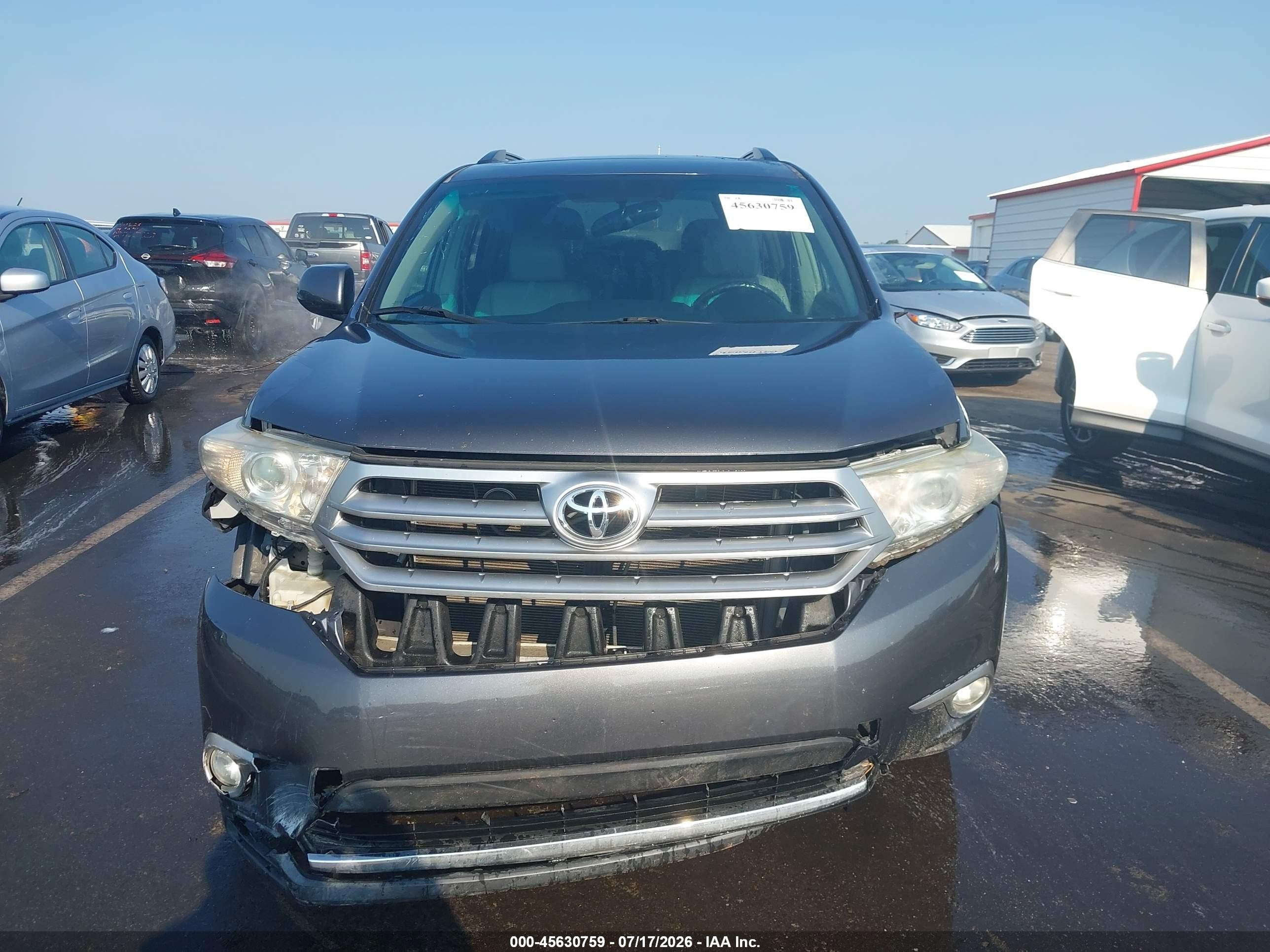 2011 Toyota Highlander Se V6 Gray vin: 5TDBK3EH3BS079036