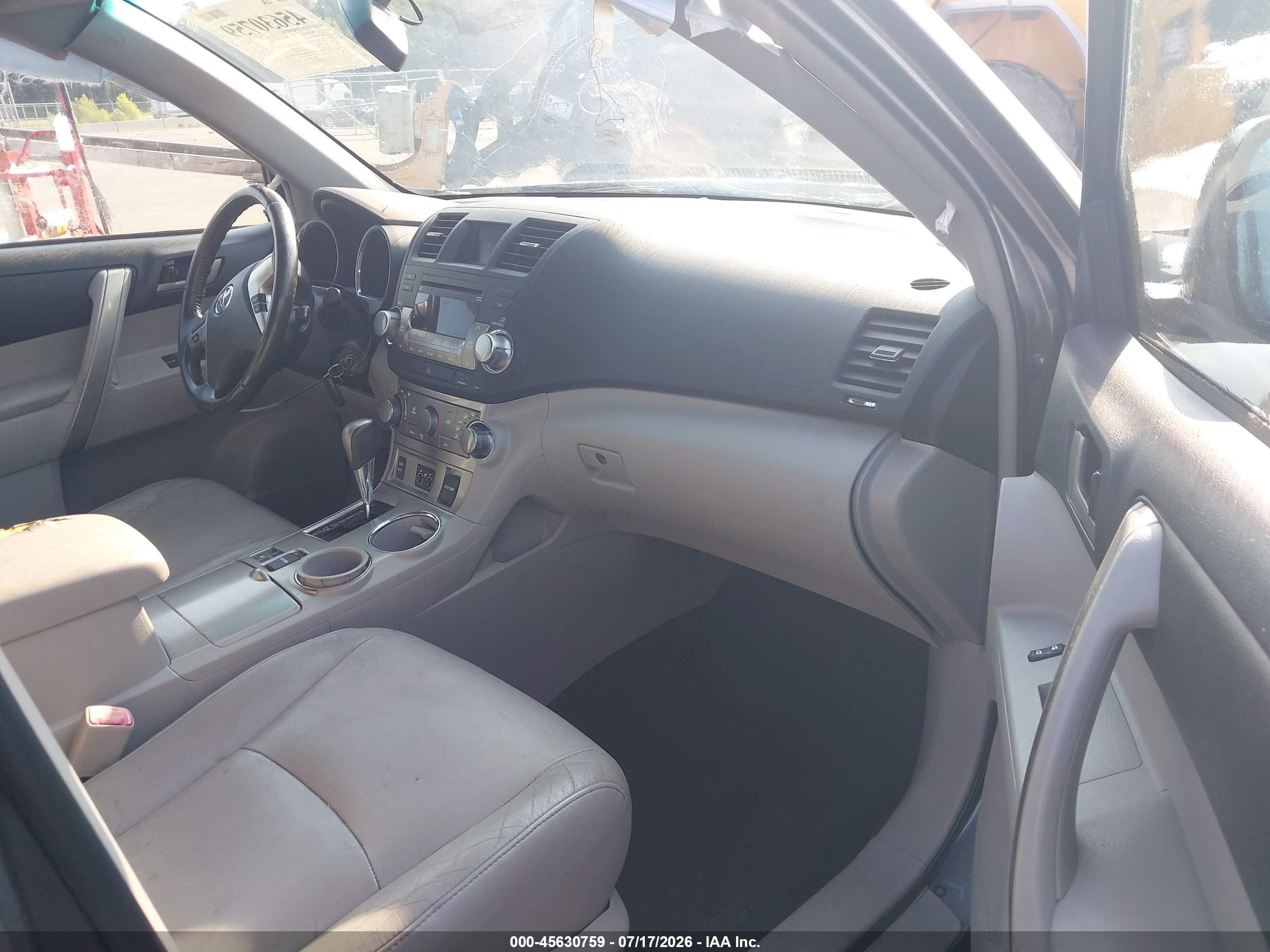 2011 Toyota Highlander Se V6 Gray vin: 5TDBK3EH3BS079036