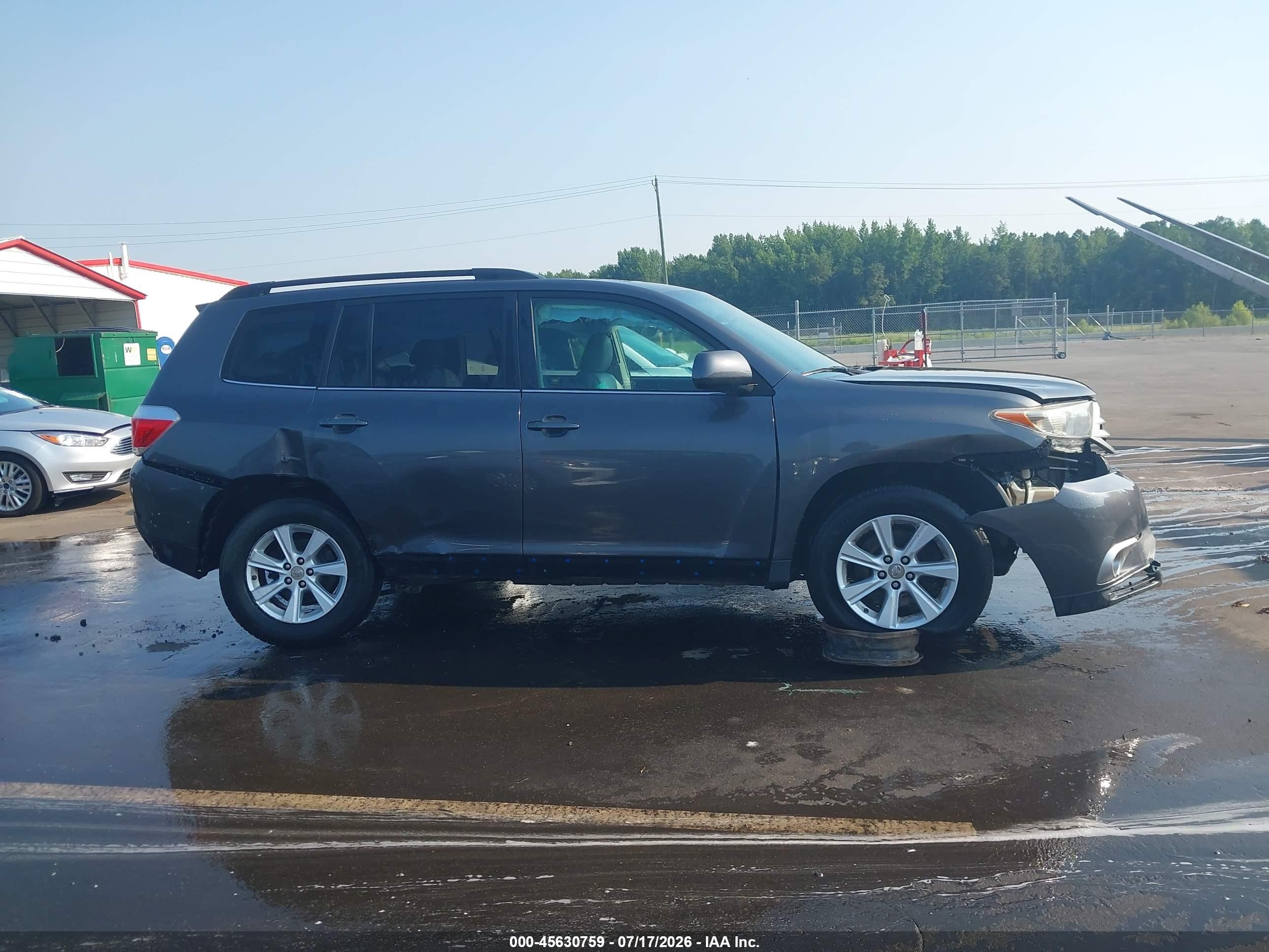 2011 Toyota Highlander Se V6 Gray vin: 5TDBK3EH3BS079036