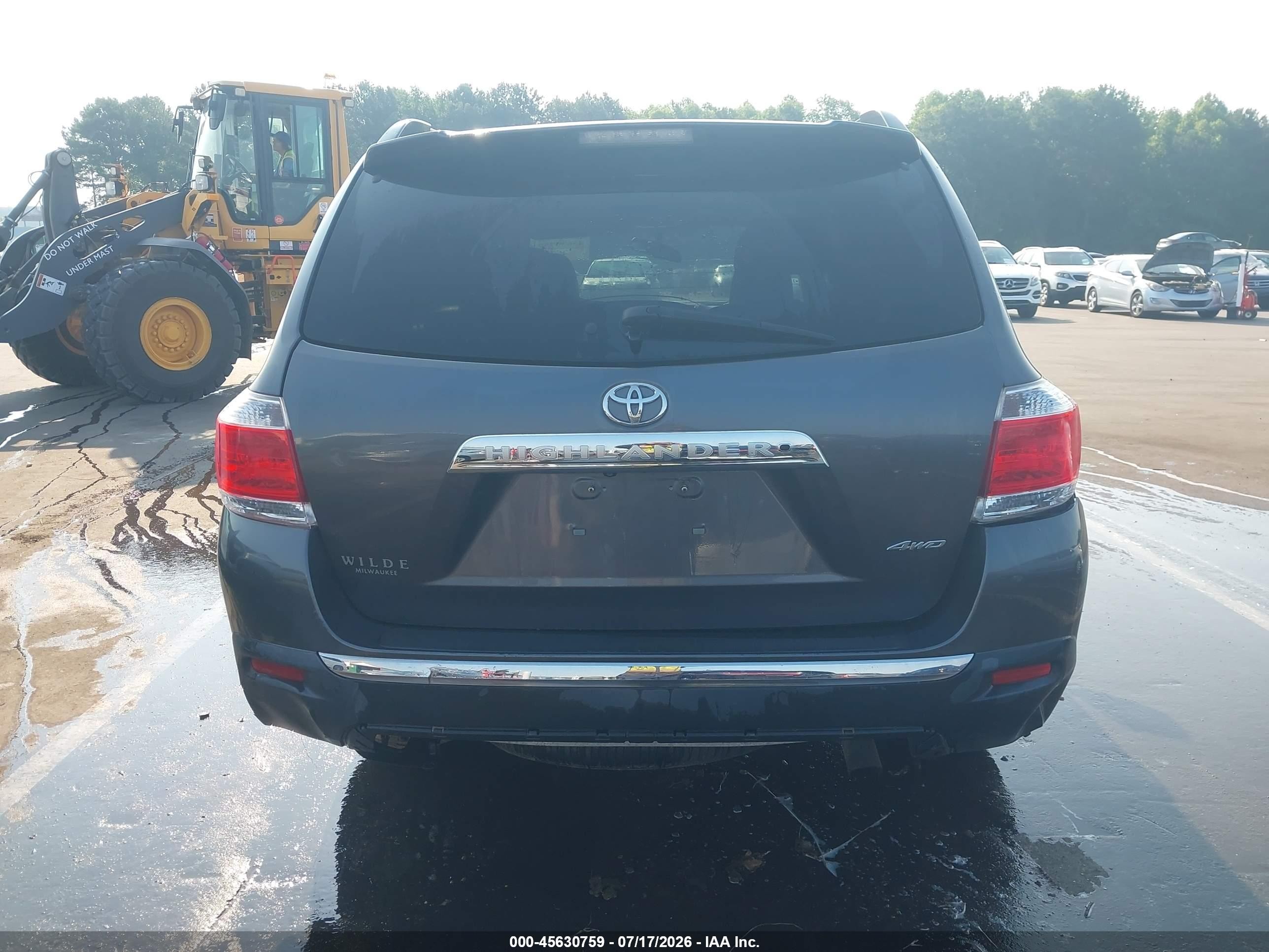 2011 Toyota Highlander Se V6 Gray vin: 5TDBK3EH3BS079036