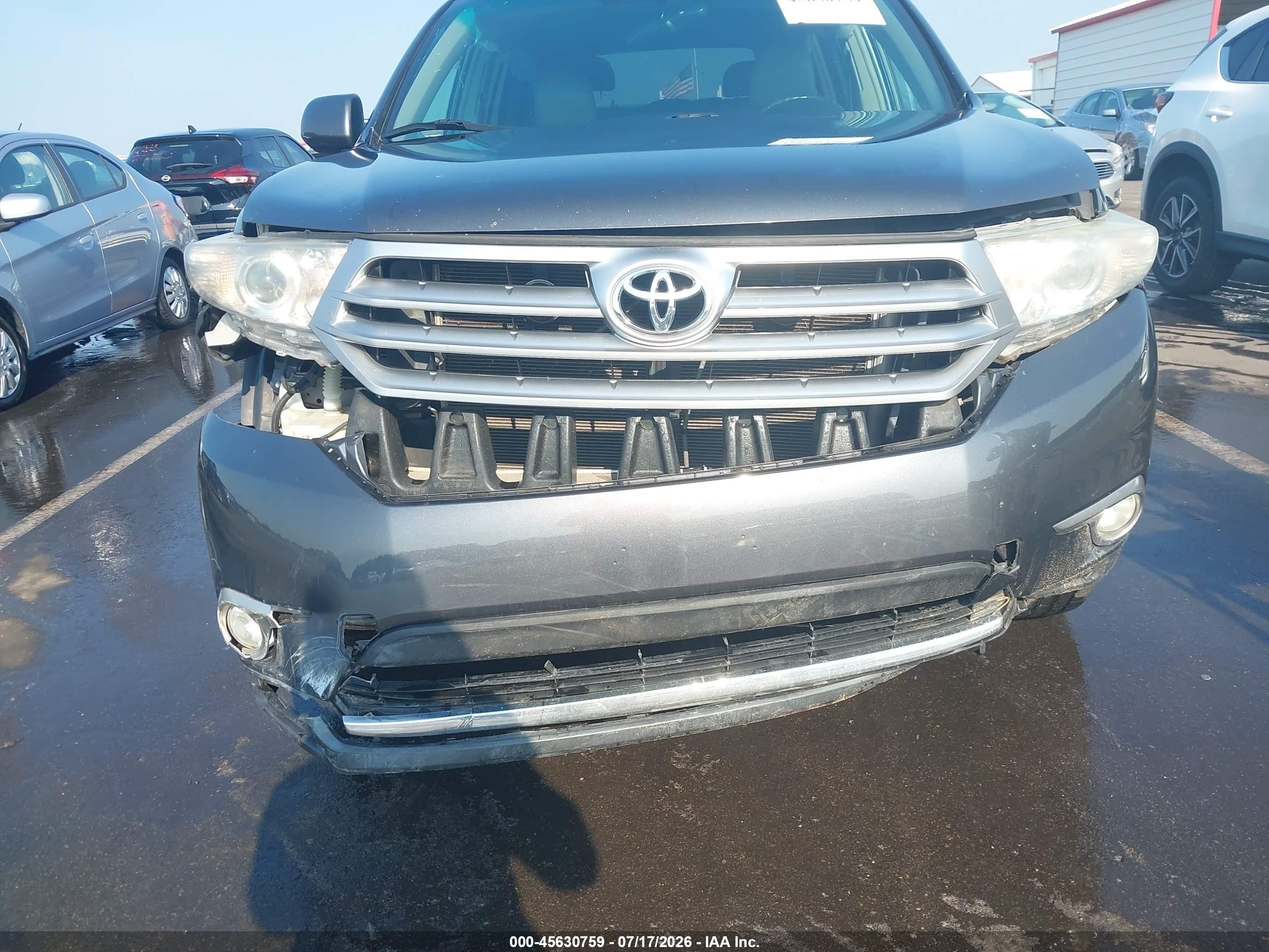 2011 Toyota Highlander Se V6 Gray vin: 5TDBK3EH3BS079036