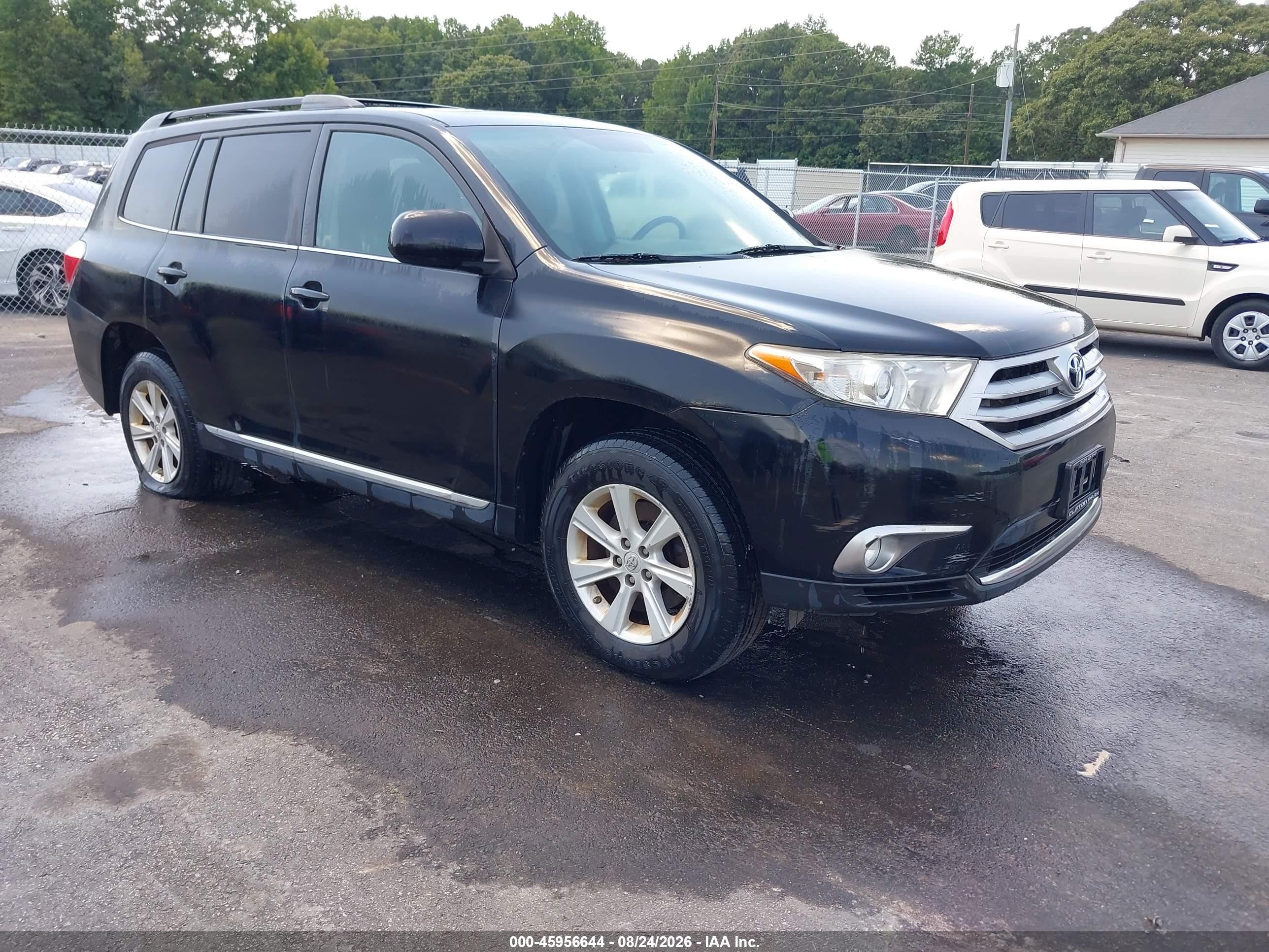 2011 Toyota Highlander Se V6 Черный vin: 5TDBK3EH3BS085175