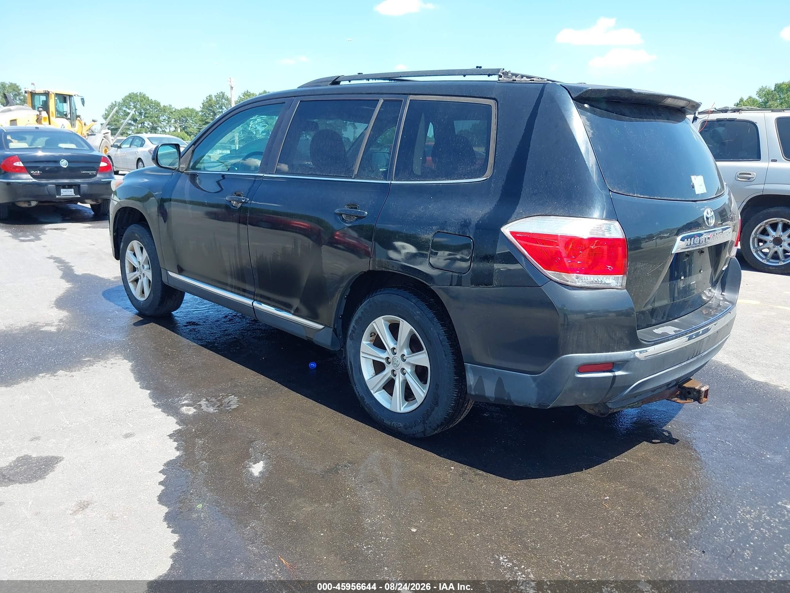 2011 Toyota Highlander Se V6 Черный vin: 5TDBK3EH3BS085175