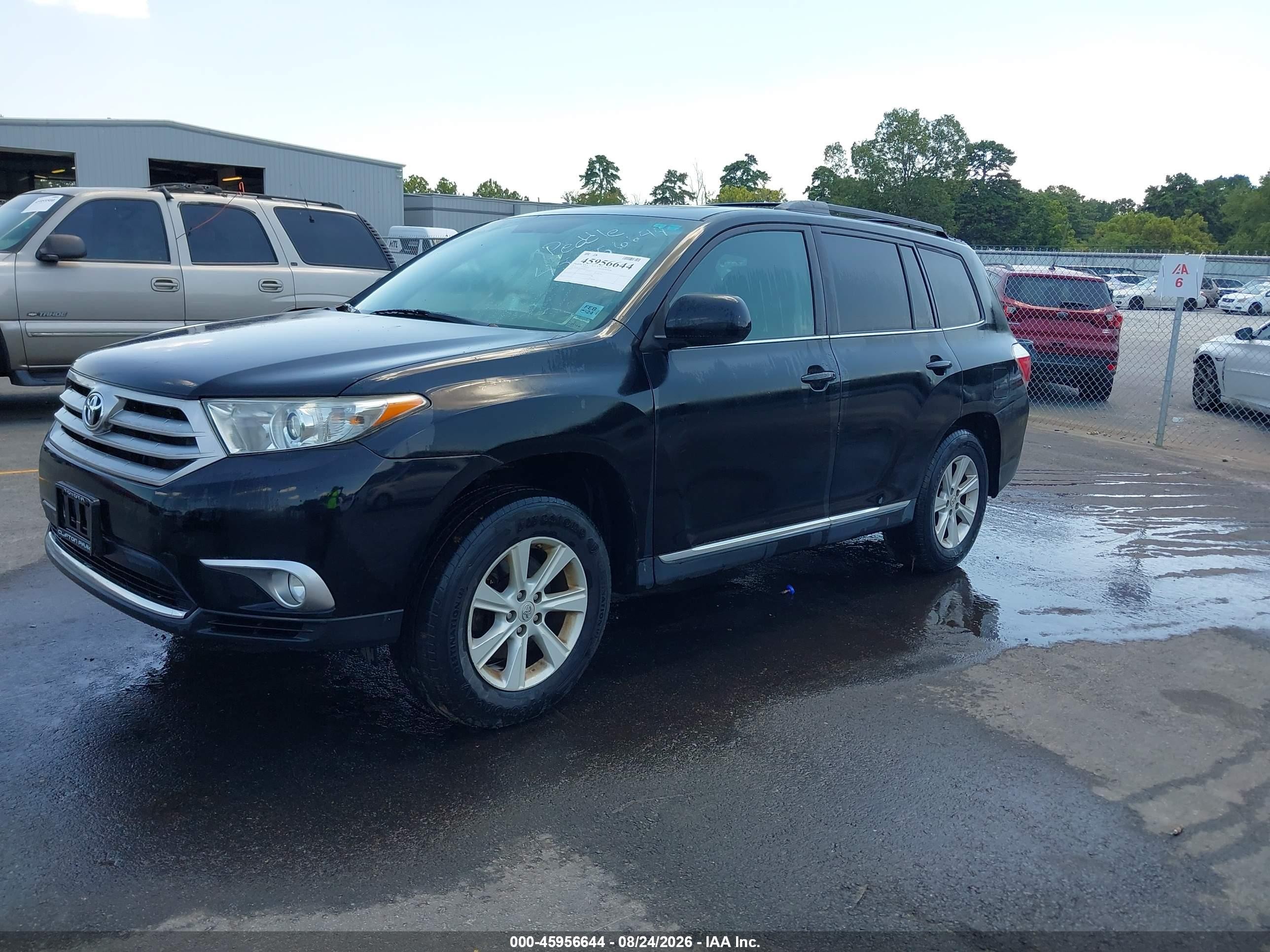 2011 Toyota Highlander Se V6 Черный vin: 5TDBK3EH3BS085175