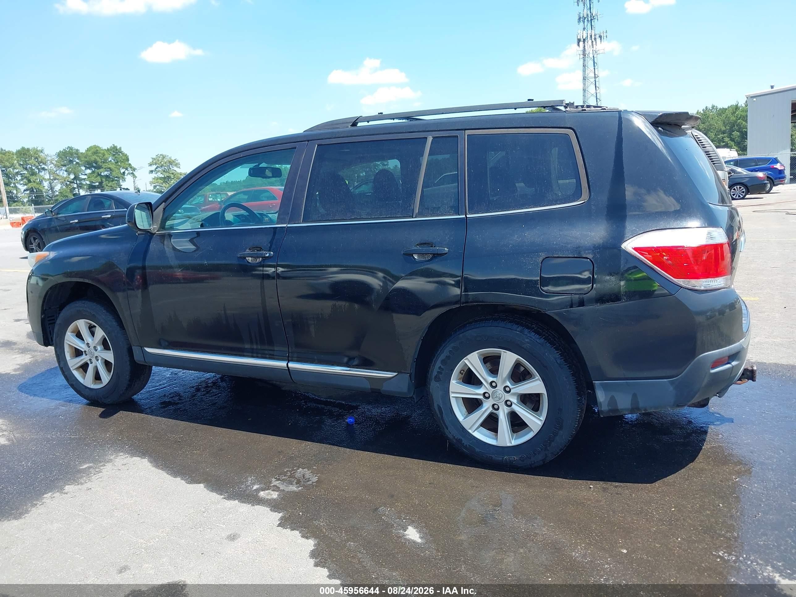 2011 Toyota Highlander Se V6 Черный vin: 5TDBK3EH3BS085175