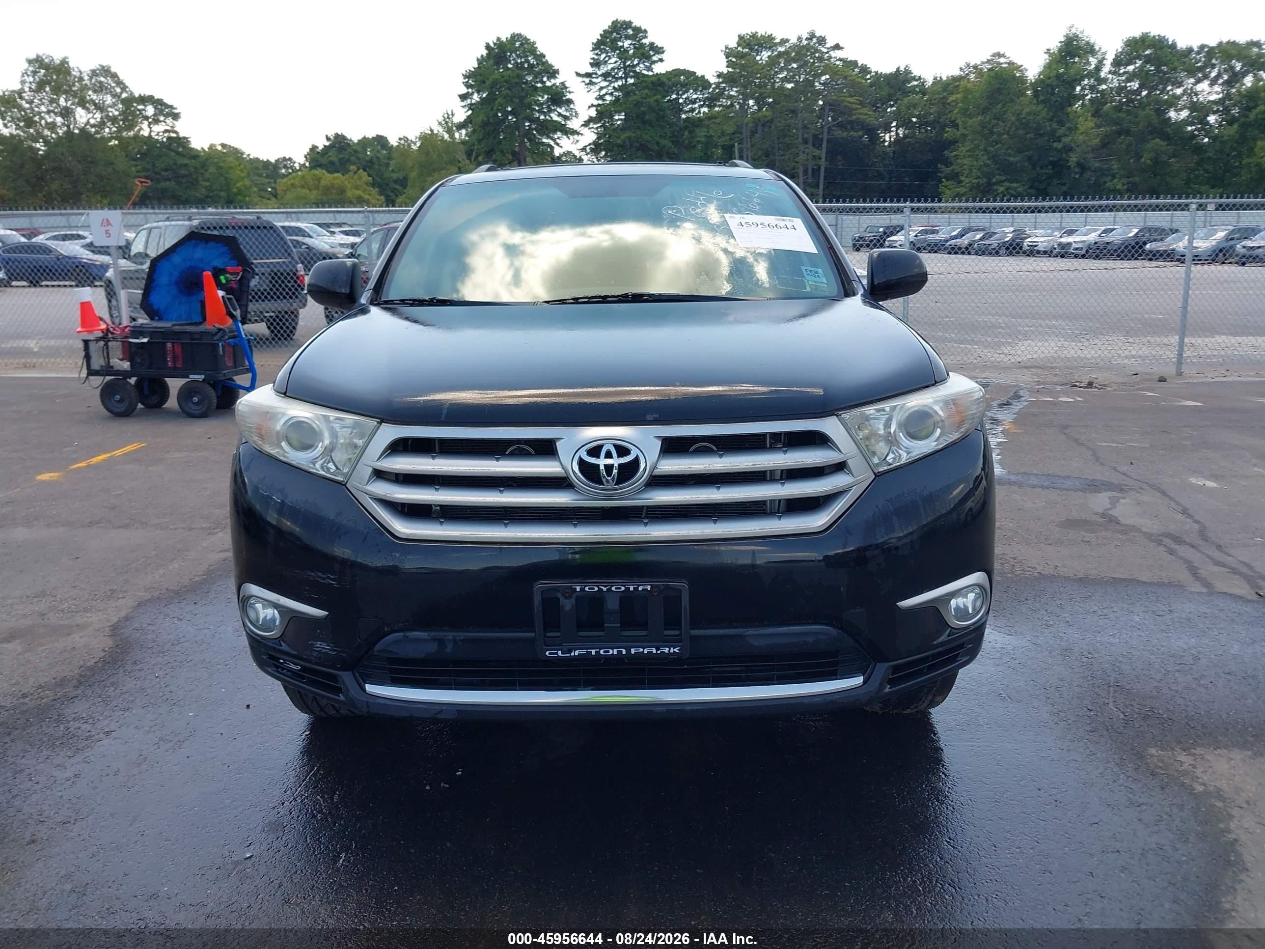 2011 Toyota Highlander Se V6 Черный vin: 5TDBK3EH3BS085175